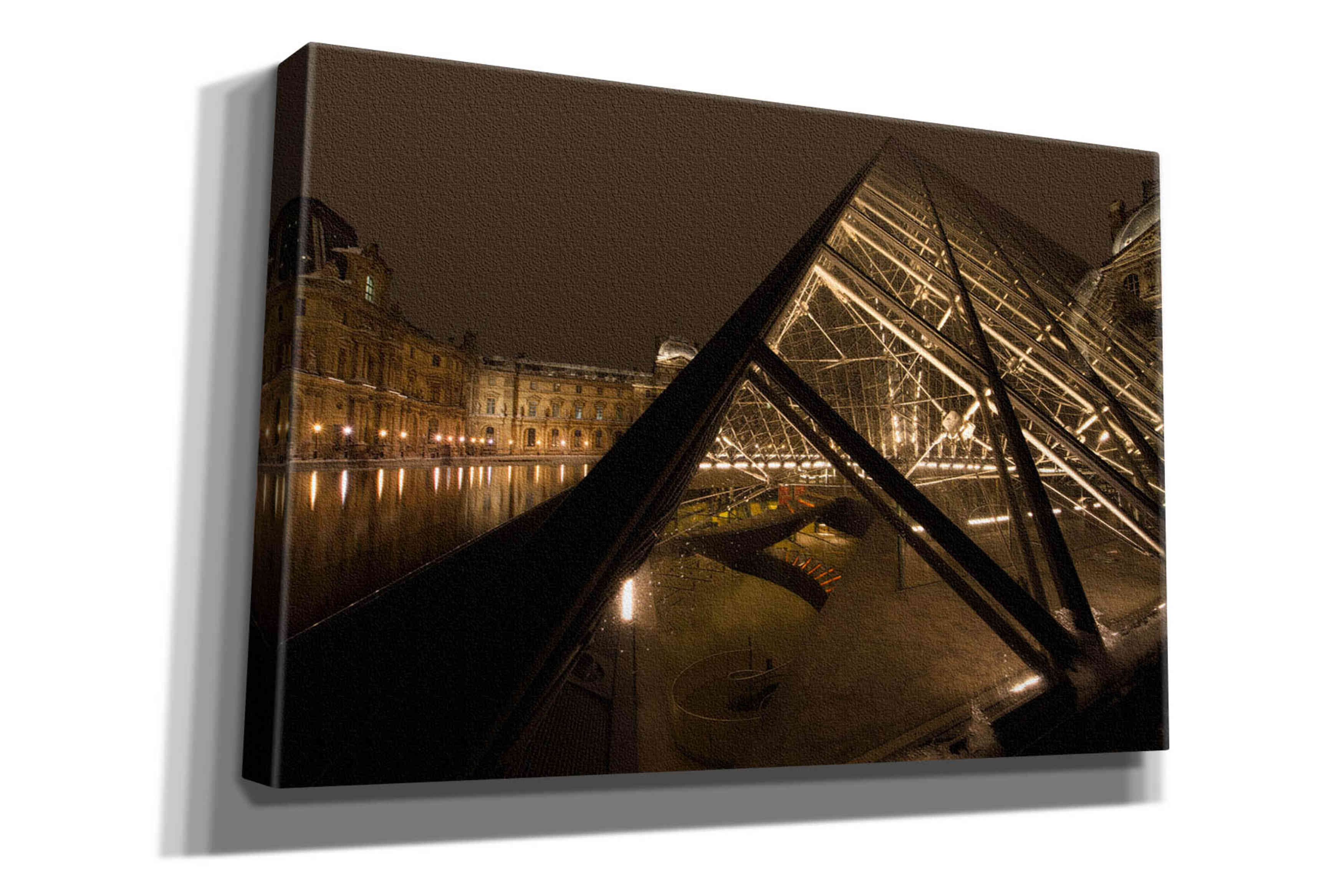 'Louvre 2' by Sebastien Lory, Giclee Canvas Wall Art