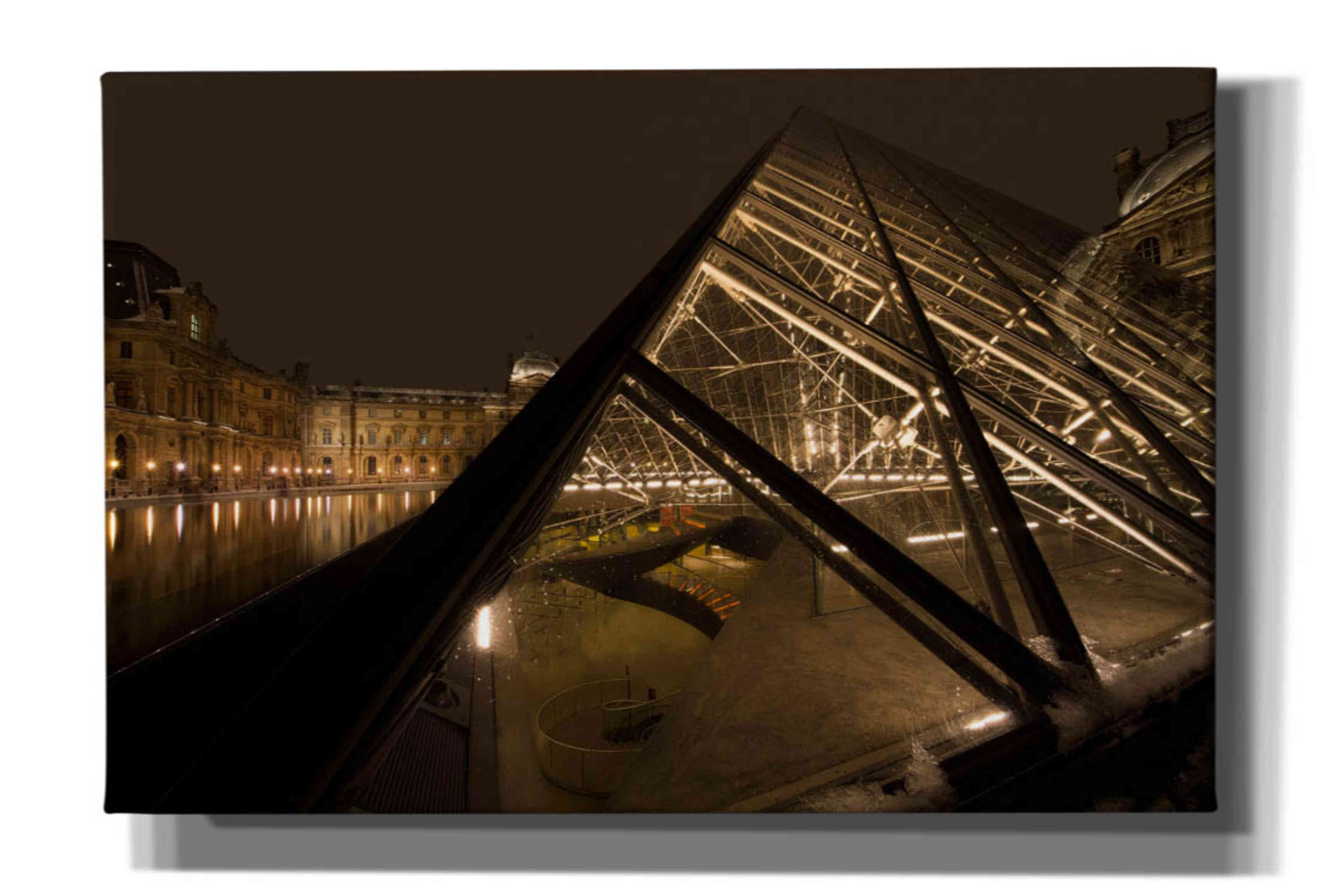 'Louvre 2' by Sebastien Lory, Giclee Canvas Wall Art