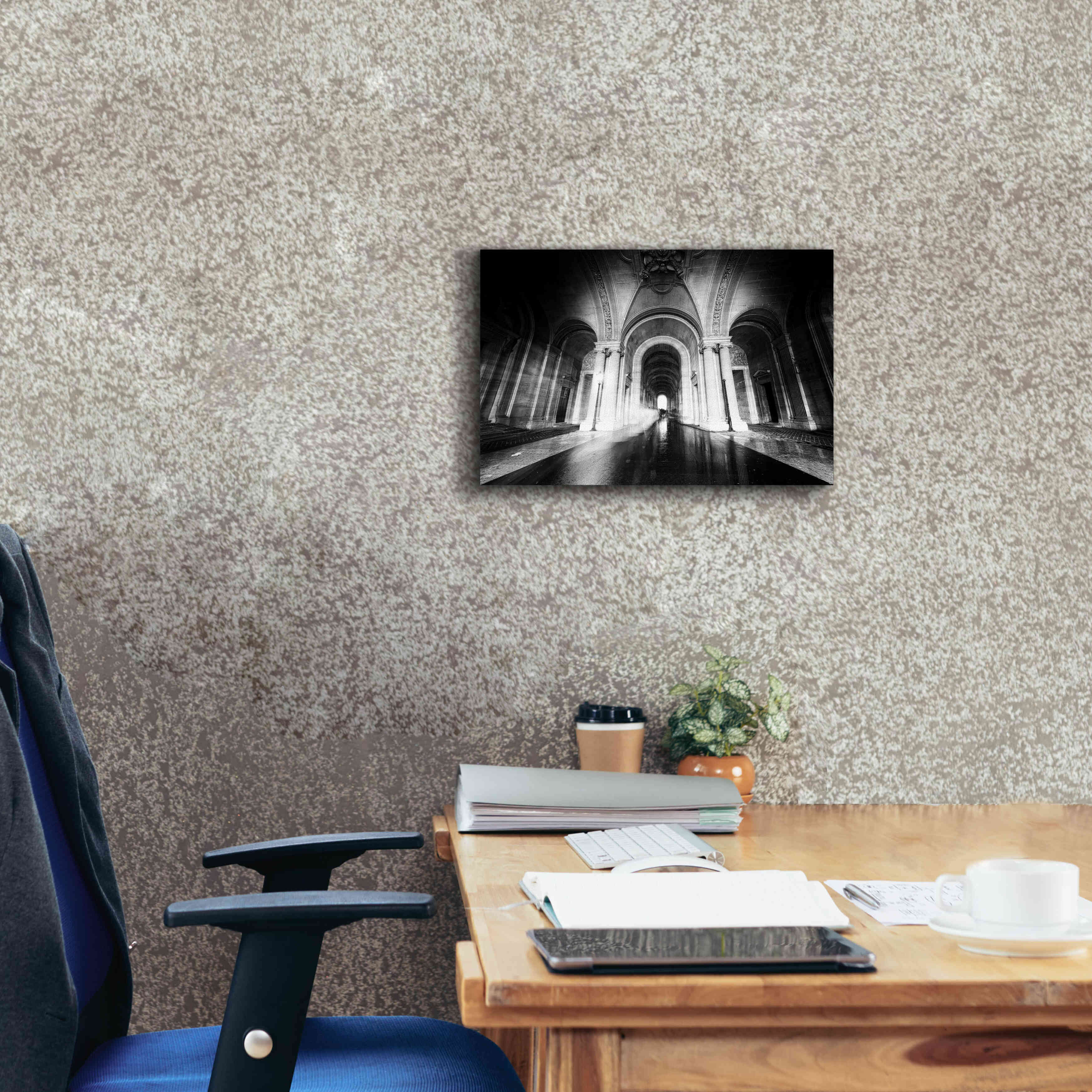 'Parisian Ghost' by Sebastien Lory, Giclee Canvas Wall Art,18 x 12