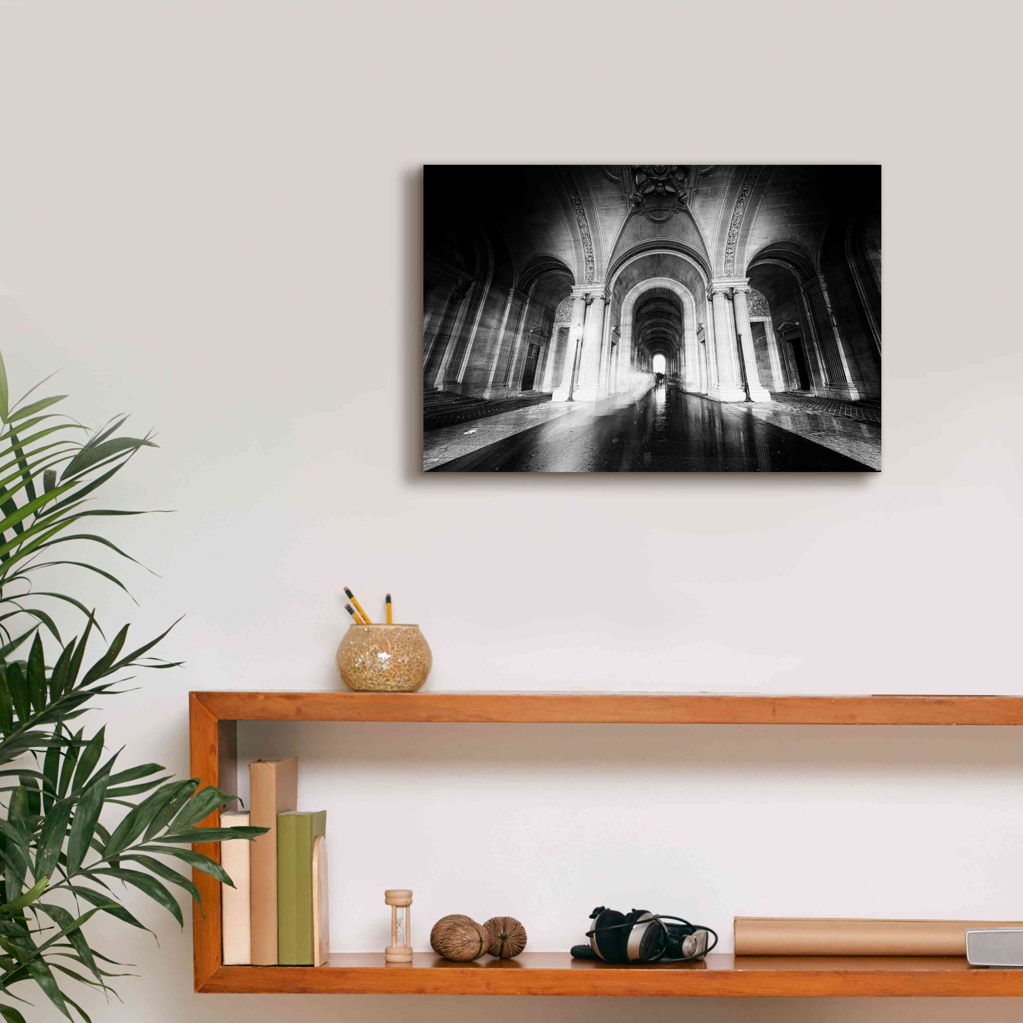 'Parisian Ghost' by Sebastien Lory, Giclee Canvas Wall Art,18 x 12