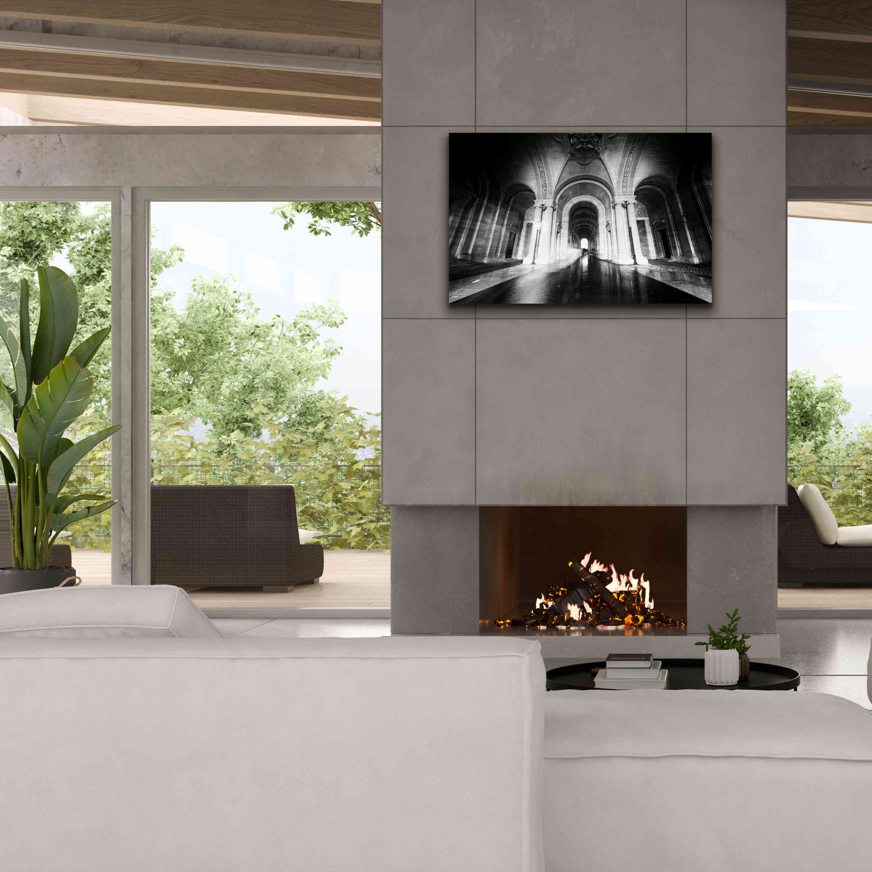 'Parisian Ghost' by Sebastien Lory, Giclee Canvas Wall Art,40 x 26