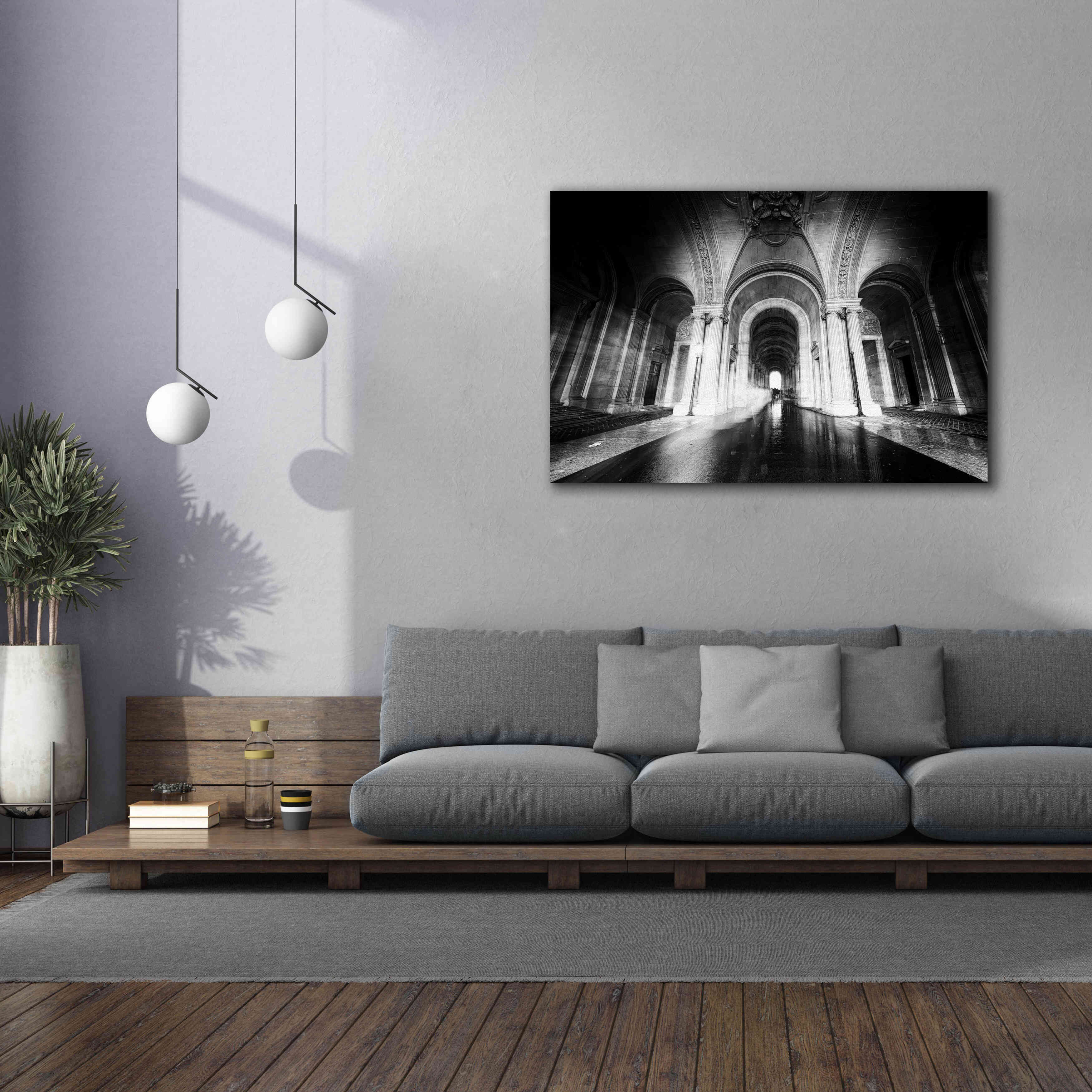 'Parisian Ghost' by Sebastien Lory, Giclee Canvas Wall Art,60 x 40