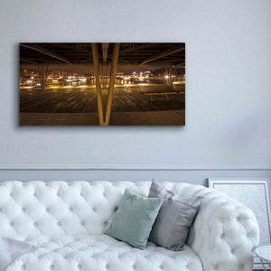 'Pont de Bercy' by Sebastien Lory, Giclee Canvas Wall Art,60 x 30