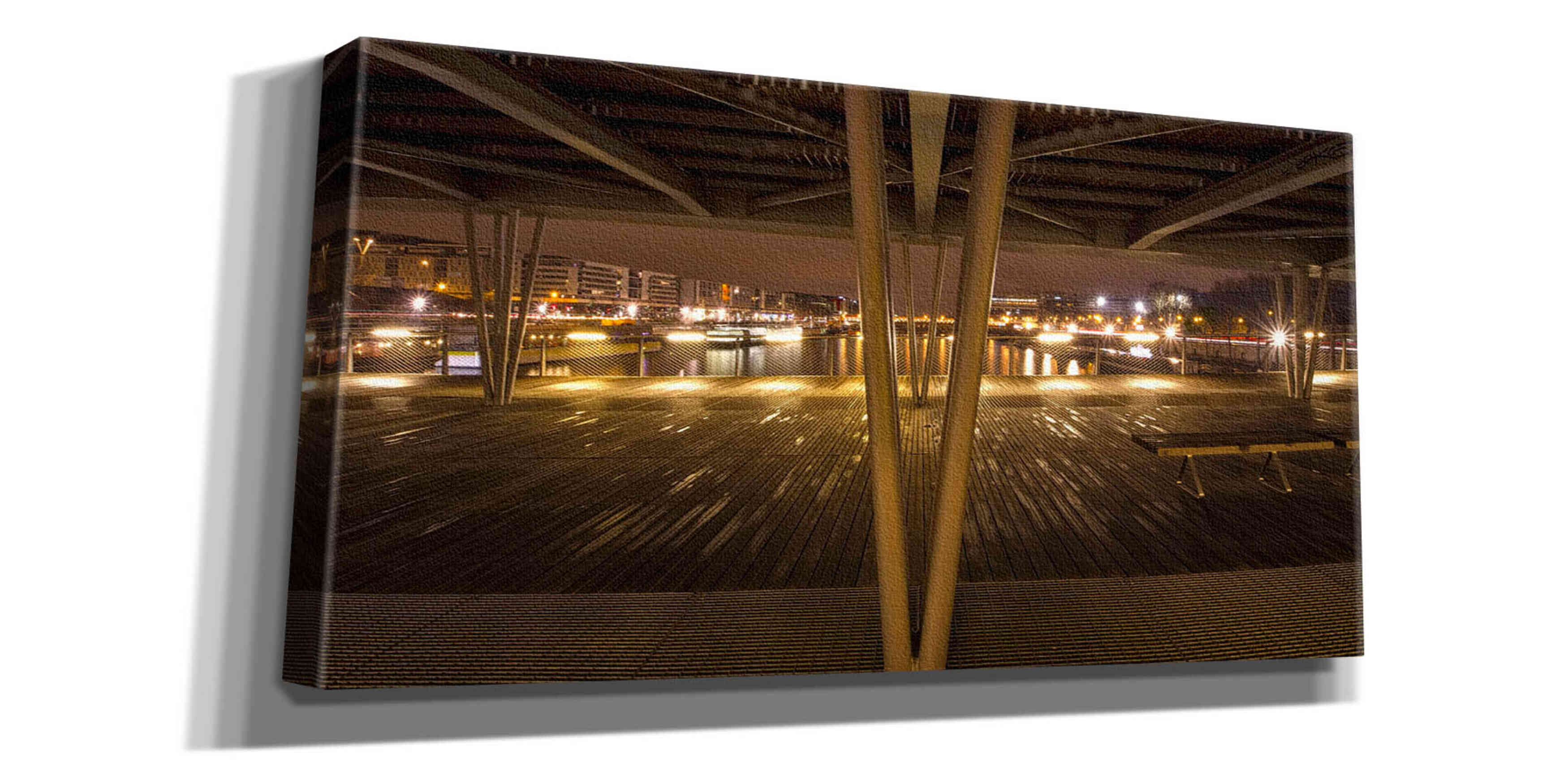 'Pont de Bercy' by Sebastien Lory, Giclee Canvas Wall Art