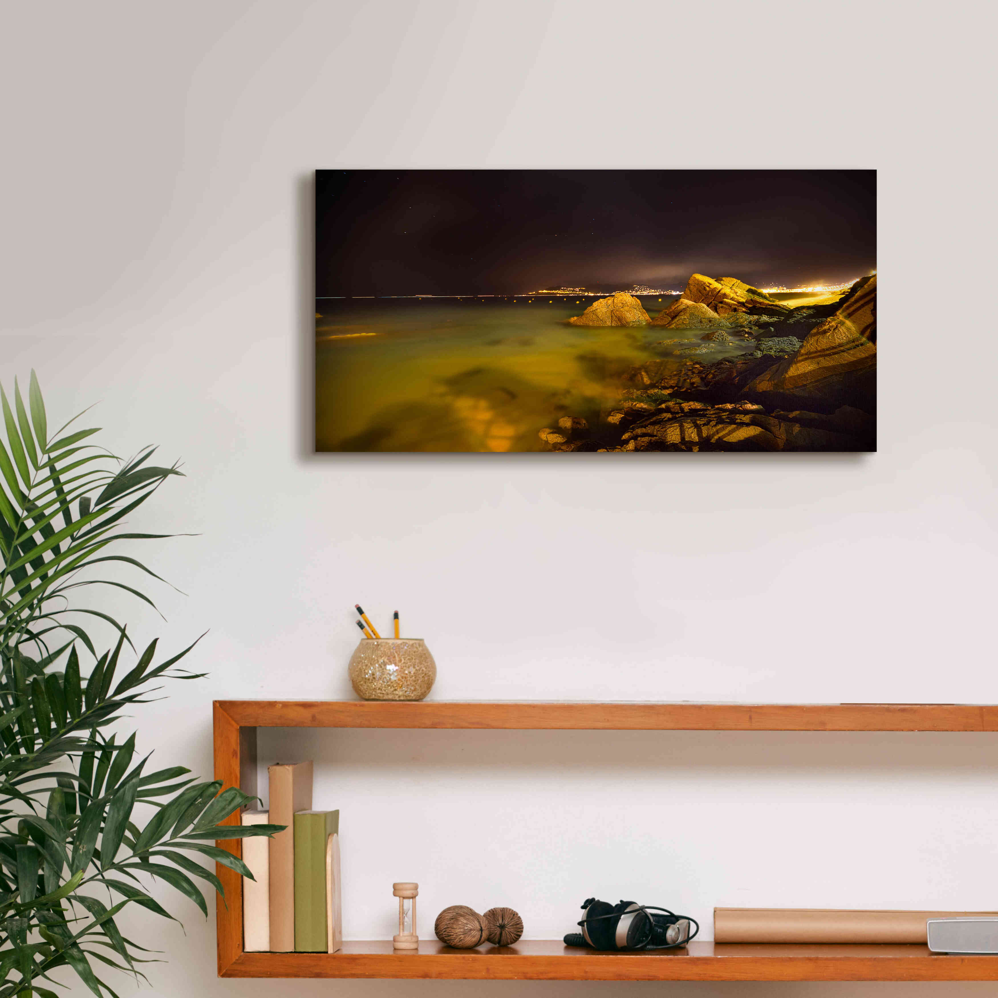 'Cannes La bocca' by Sebastien Lory, Giclee Canvas Wall Art,24 x 12