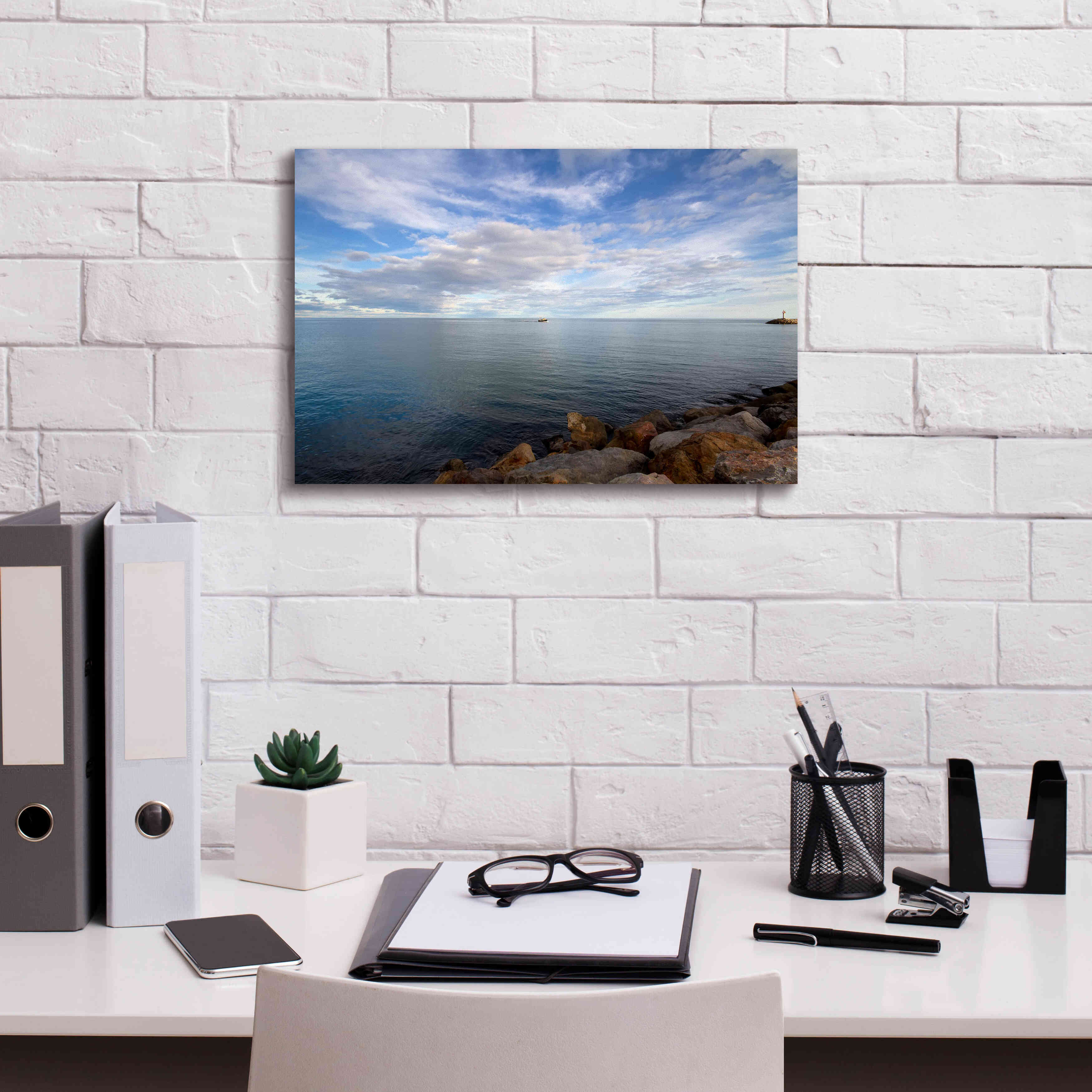 'St. Cyp' by Sebastien Lory, Giclee Canvas Wall Art,18 x 12