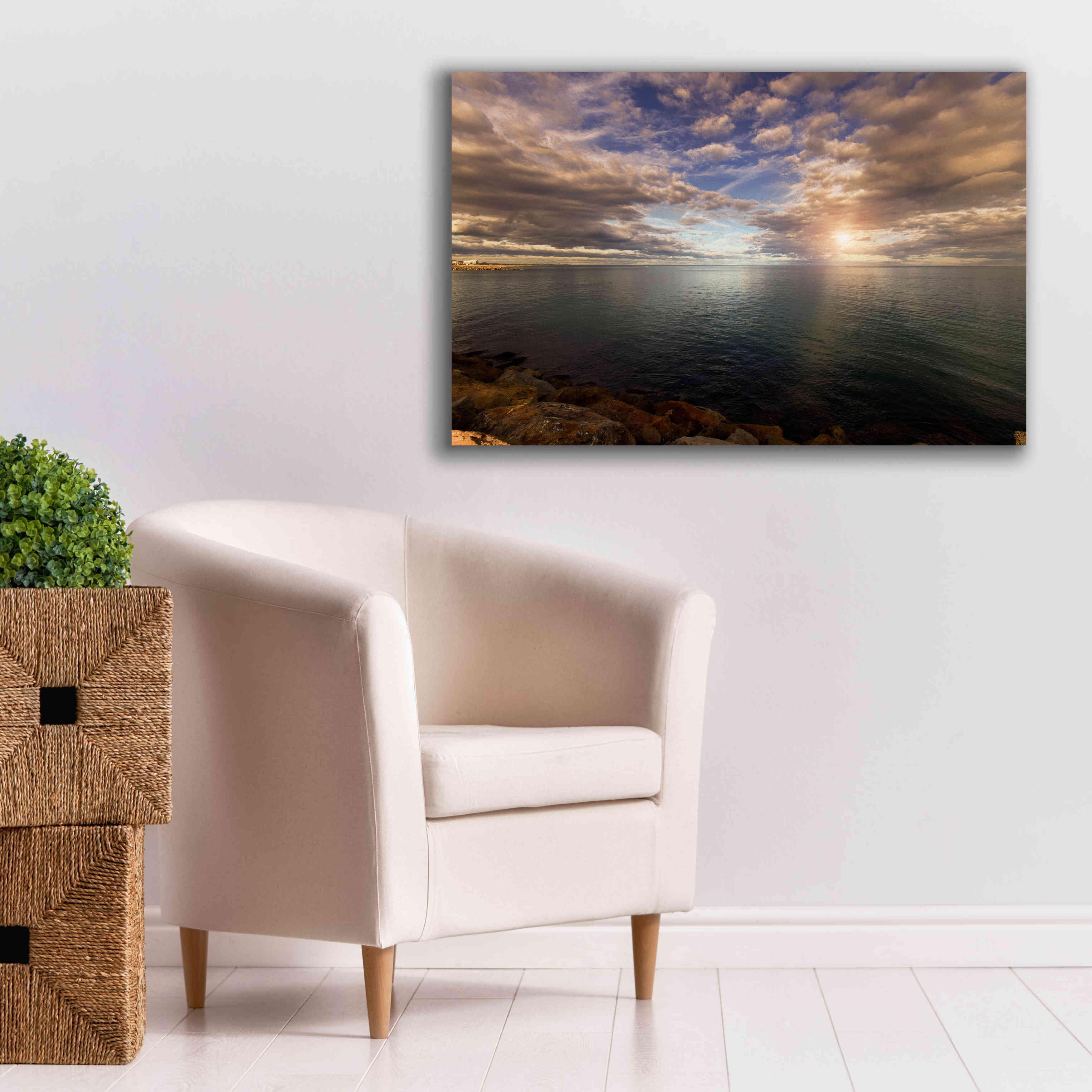 'Sunlight_StCyp' by Sebastien Lory, Giclee Canvas Wall Art,40 x 26