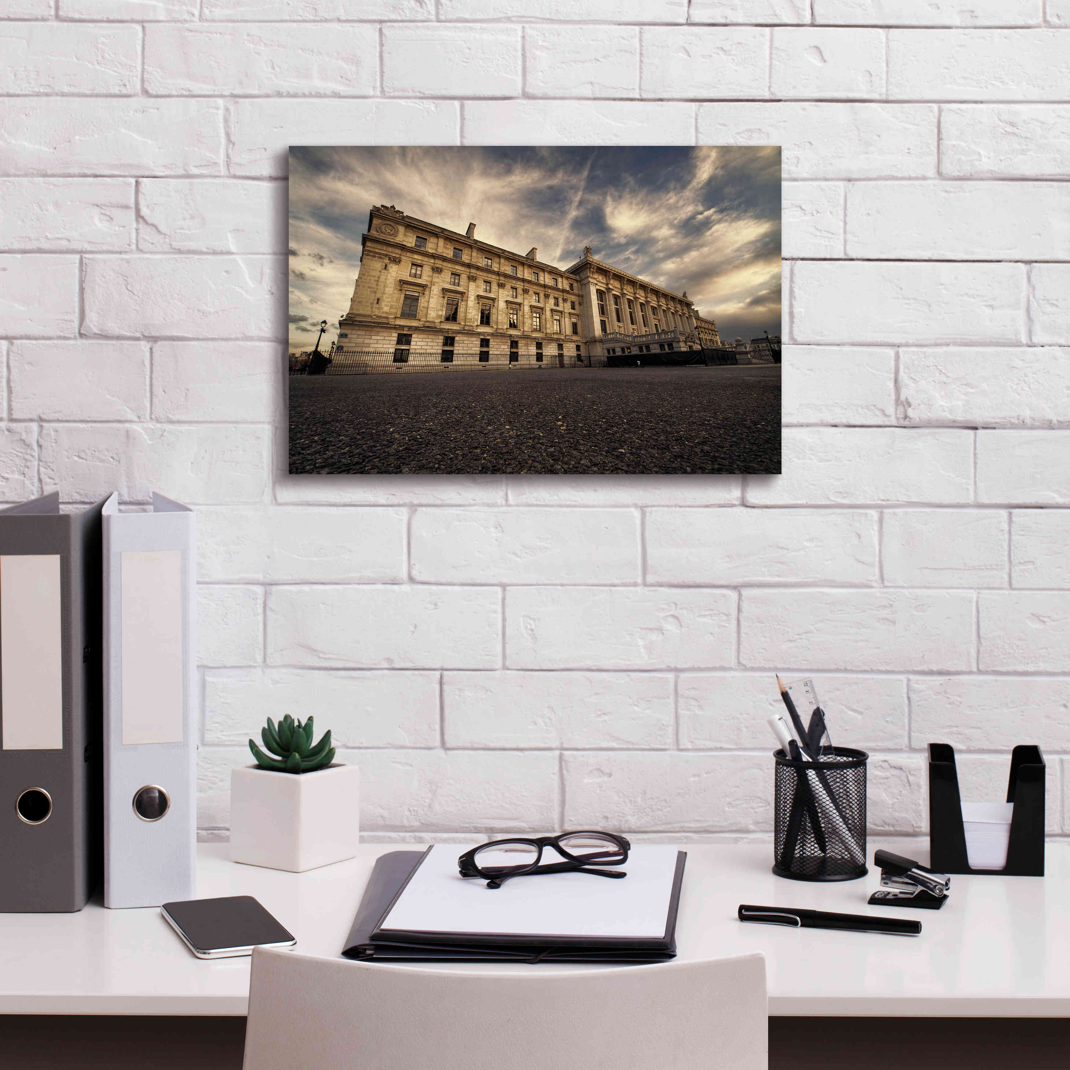 'Tribunal G de Instance' by Sebastien Lory, Giclee Canvas Wall Art,18 x 12