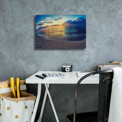 Image of 'Cypress Sunrise III' by Sebastien Lory, Giclee Canvas Wall Art,18 x 12