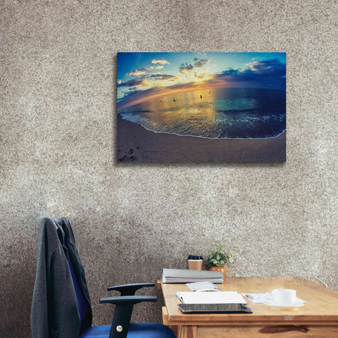 Image of 'Cypress Sunrise III' by Sebastien Lory, Giclee Canvas Wall Art,40 x 26