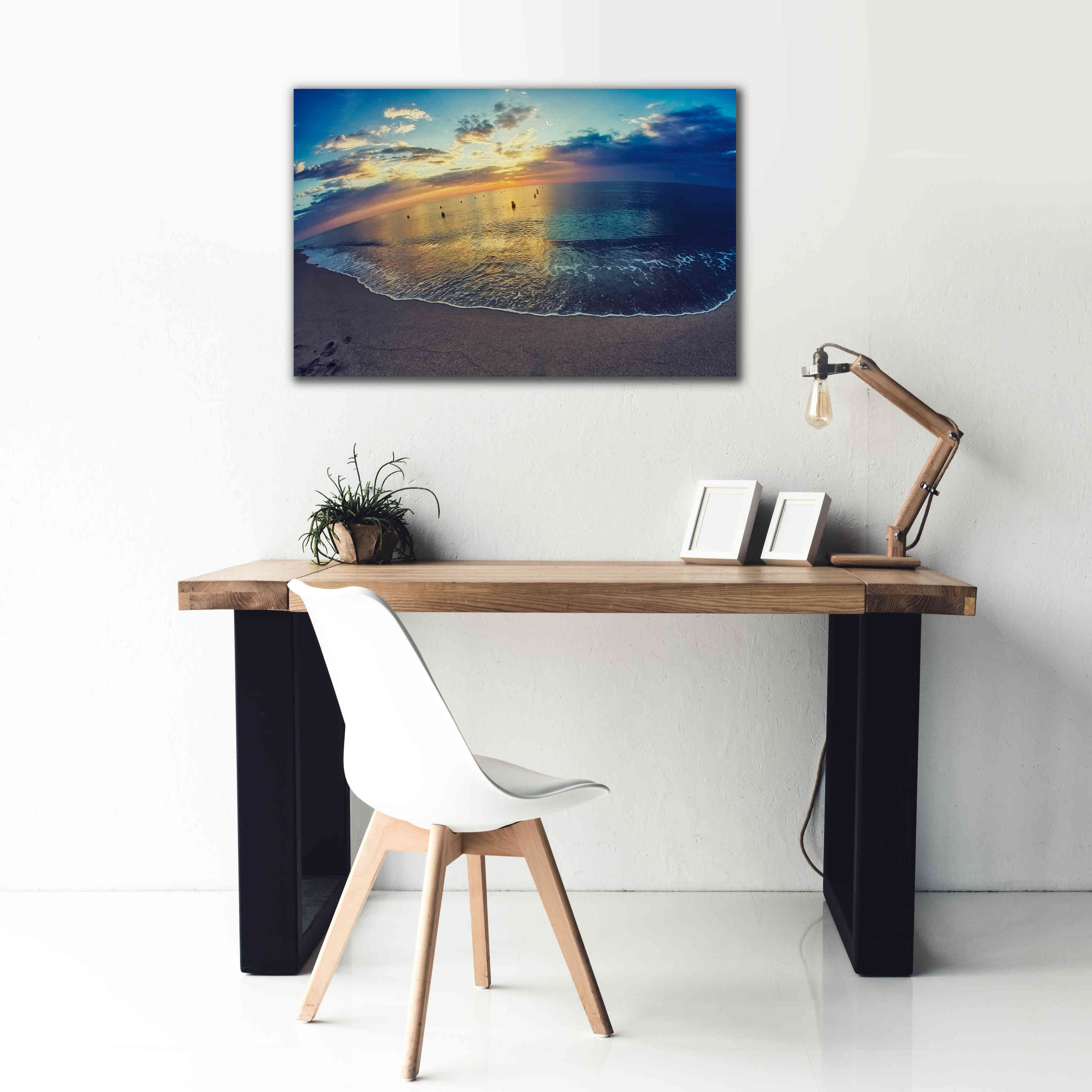 'Cypress Sunrise III' by Sebastien Lory, Giclee Canvas Wall Art,40 x 26