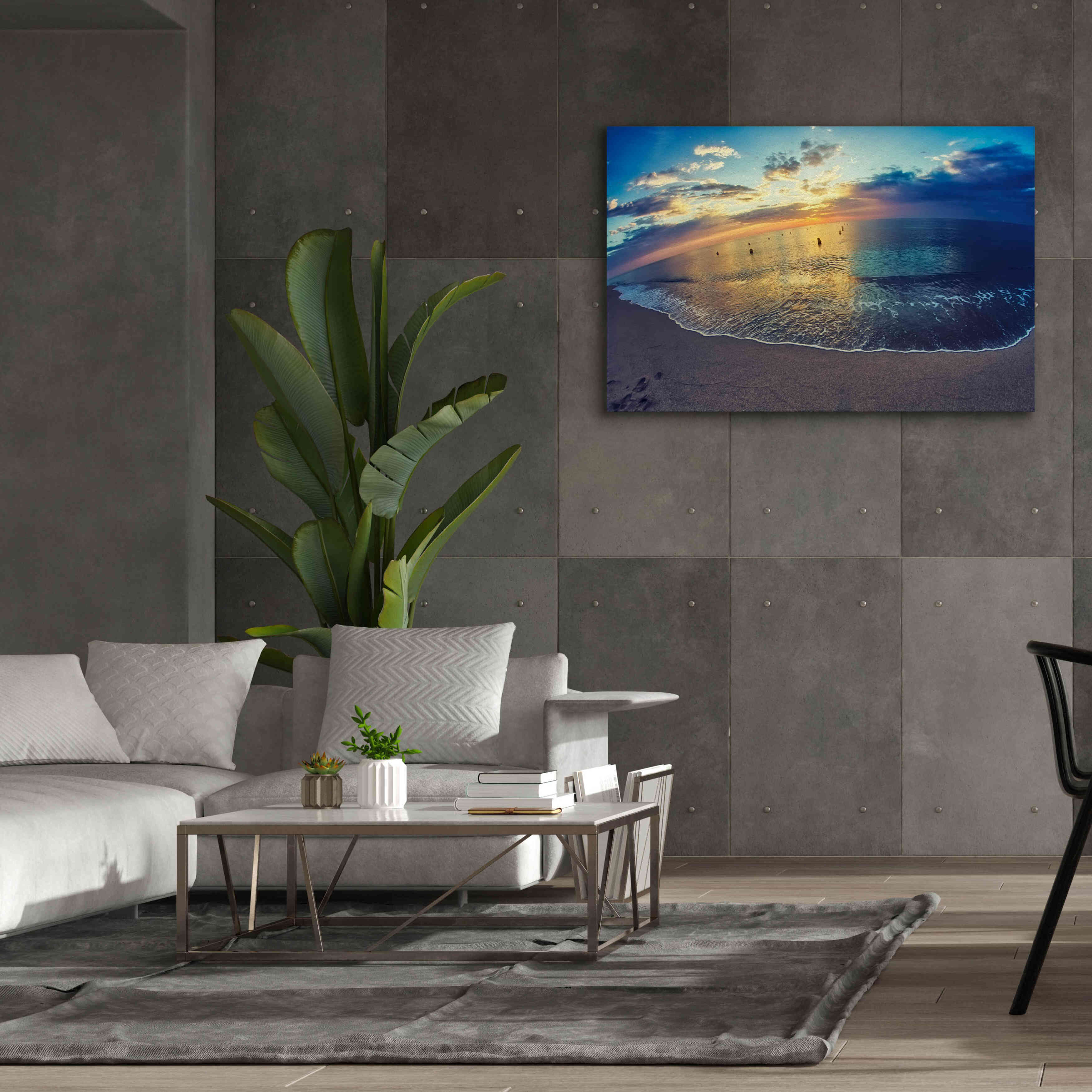 'Cypress Sunrise III' by Sebastien Lory, Giclee Canvas Wall Art,60 x 40