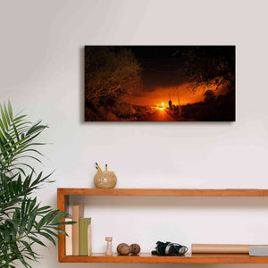 'Way To The Stars' by Sebastien Lory, Giclee Canvas Wall Art,24 x 12