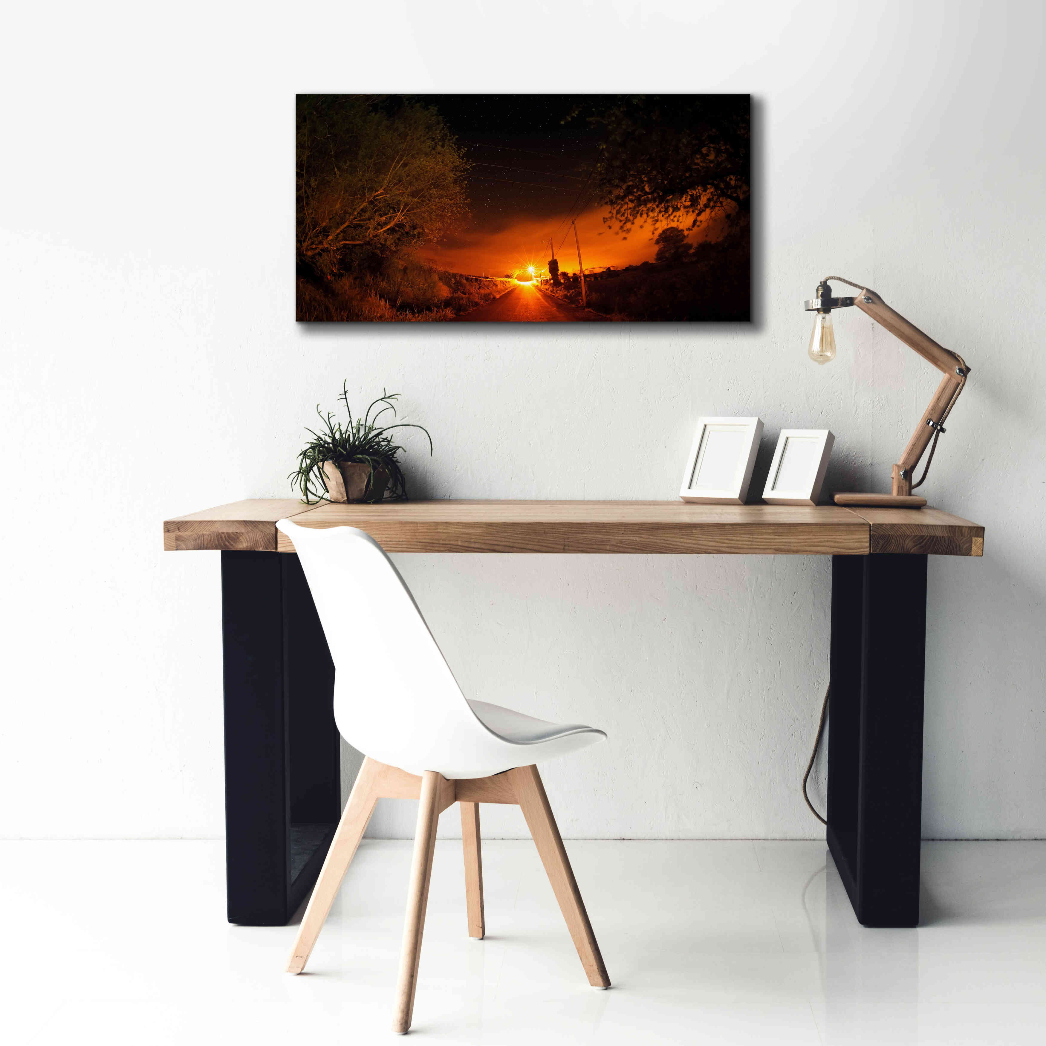 'Way To The Stars' by Sebastien Lory, Giclee Canvas Wall Art,40 x 20