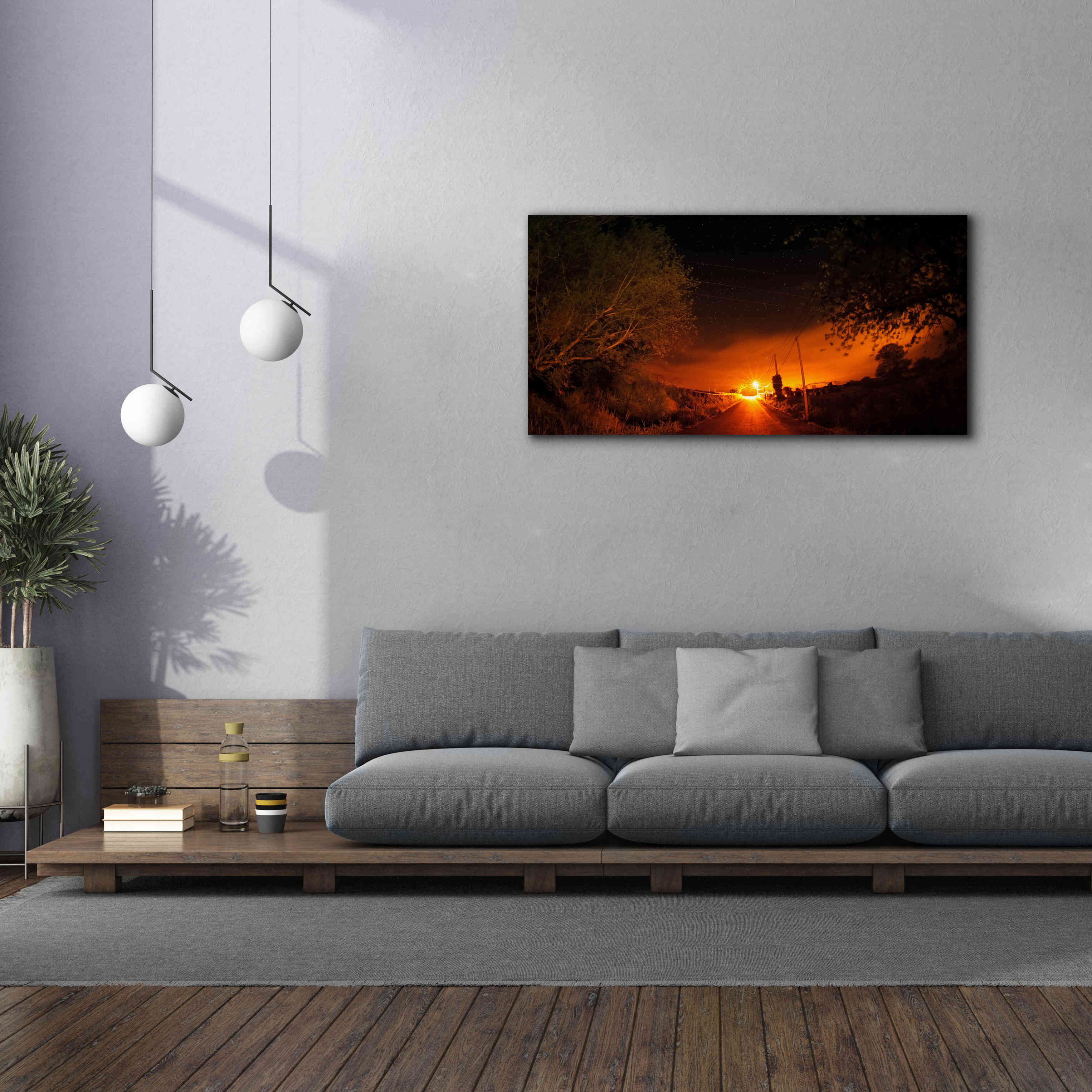 'Way To The Stars' by Sebastien Lory, Giclee Canvas Wall Art,60 x 30