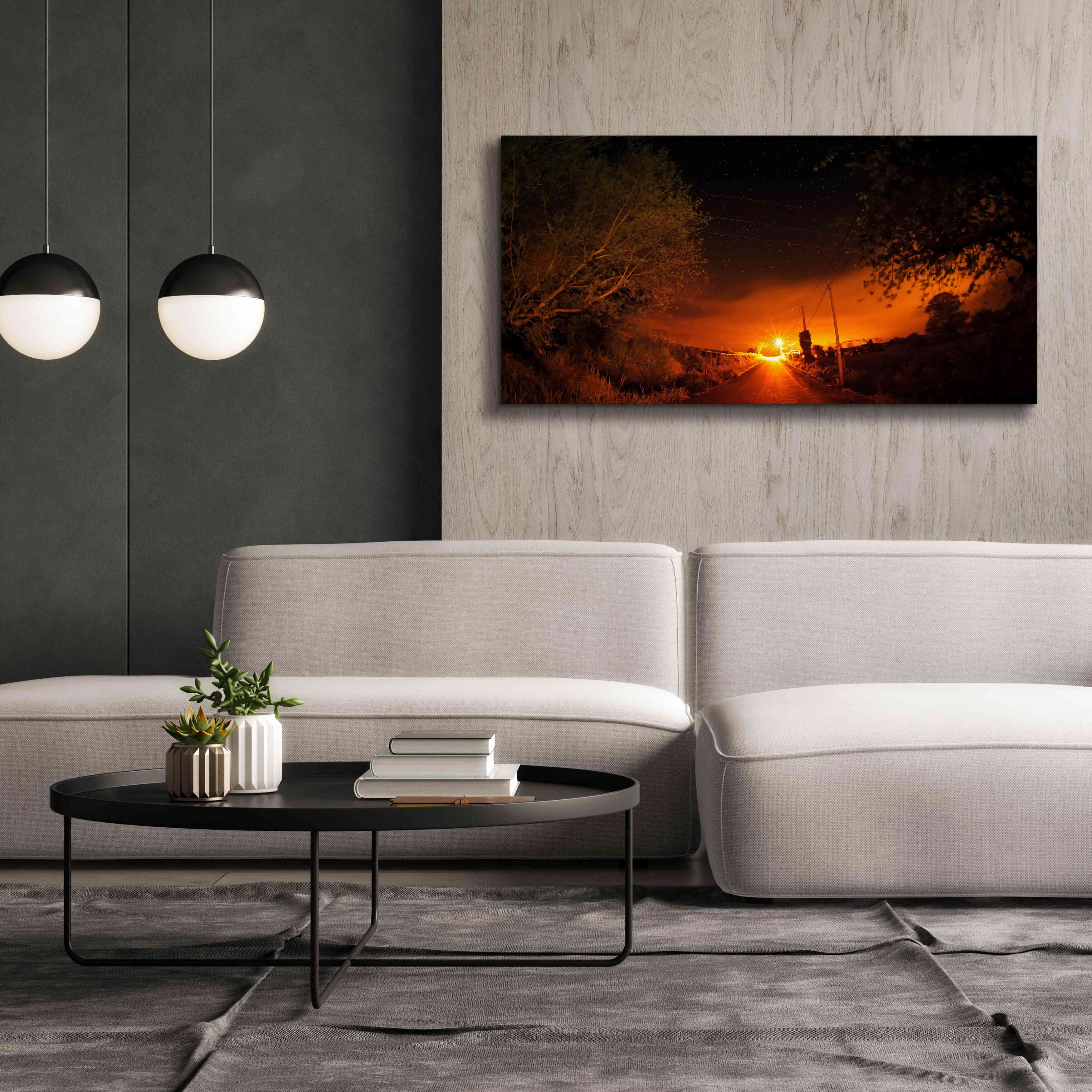 'Way To The Stars' by Sebastien Lory, Giclee Canvas Wall Art,60 x 30