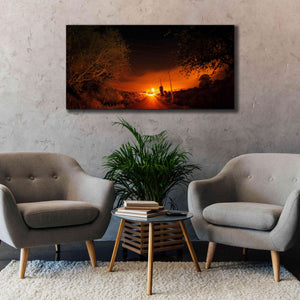 'Way To The Stars' by Sebastien Lory, Giclee Canvas Wall Art,60 x 30