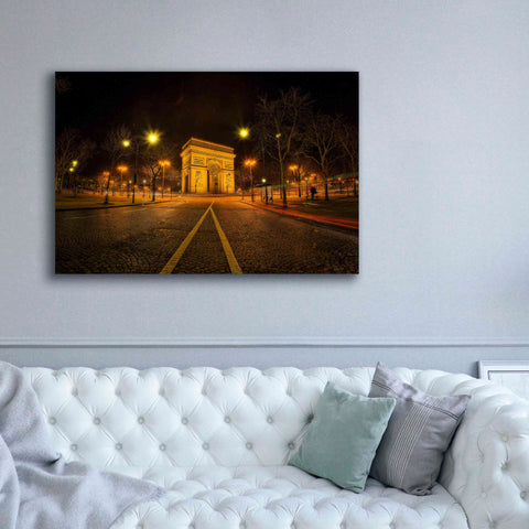 Image of 'Arc Night' by Sebastien Lory, Giclee Canvas Wall Art,60 x 40