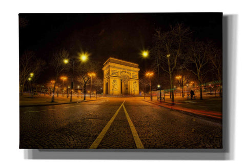 Image of 'Arc Night' by Sebastien Lory, Giclee Canvas Wall Art