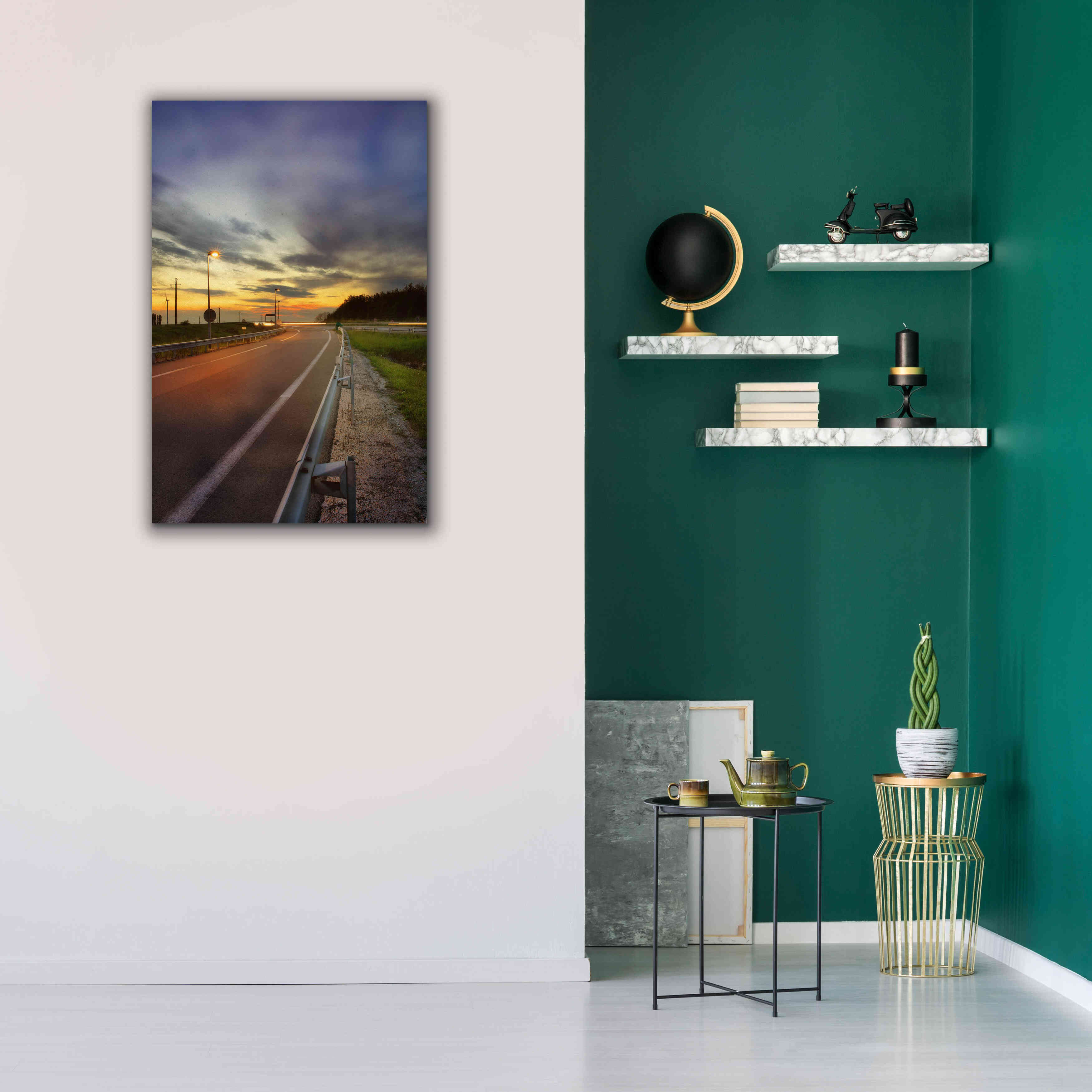 'Motorway' by Sebastien Lory, Giclee Canvas Wall Art,26 x 40
