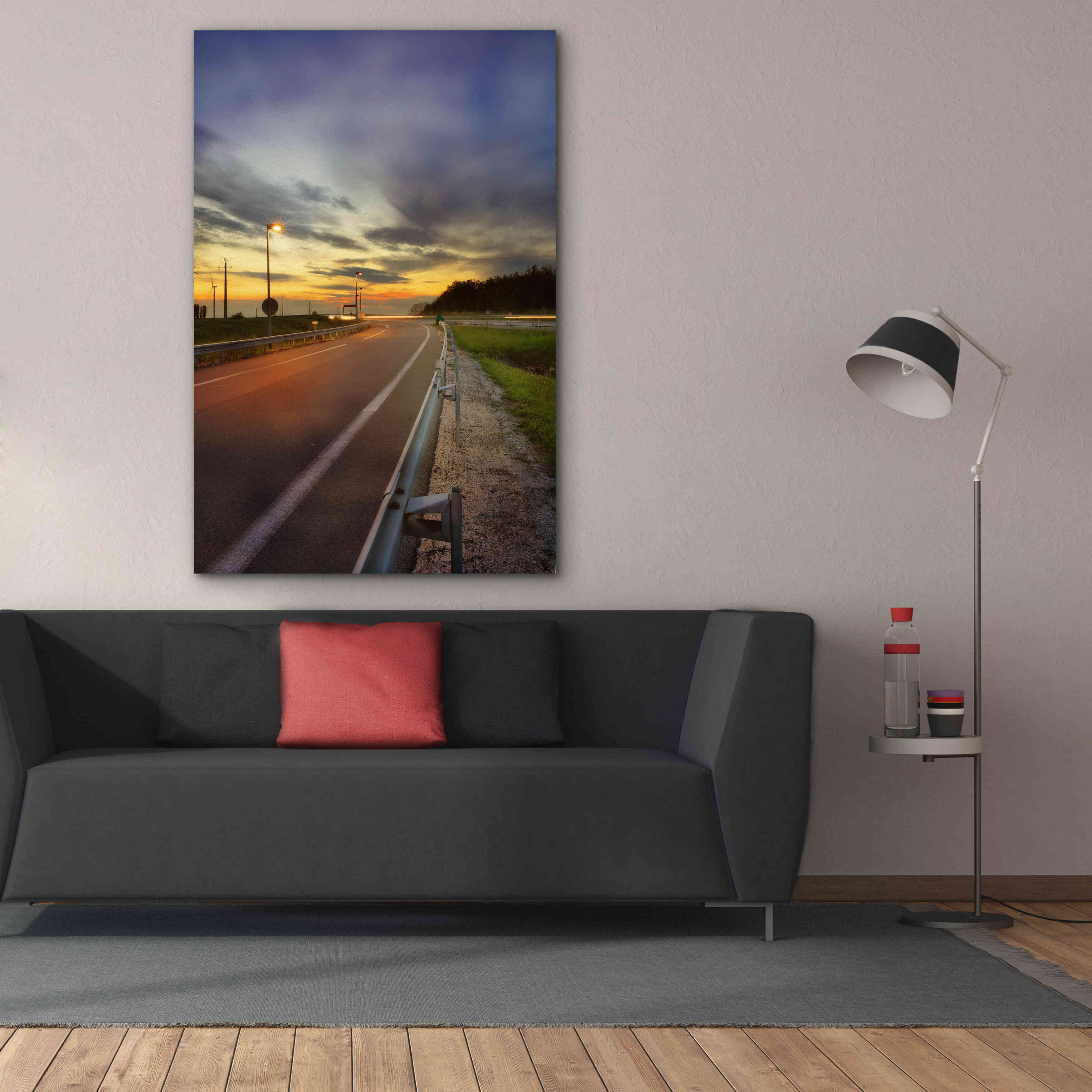 'Motorway' by Sebastien Lory, Giclee Canvas Wall Art,40 x 60