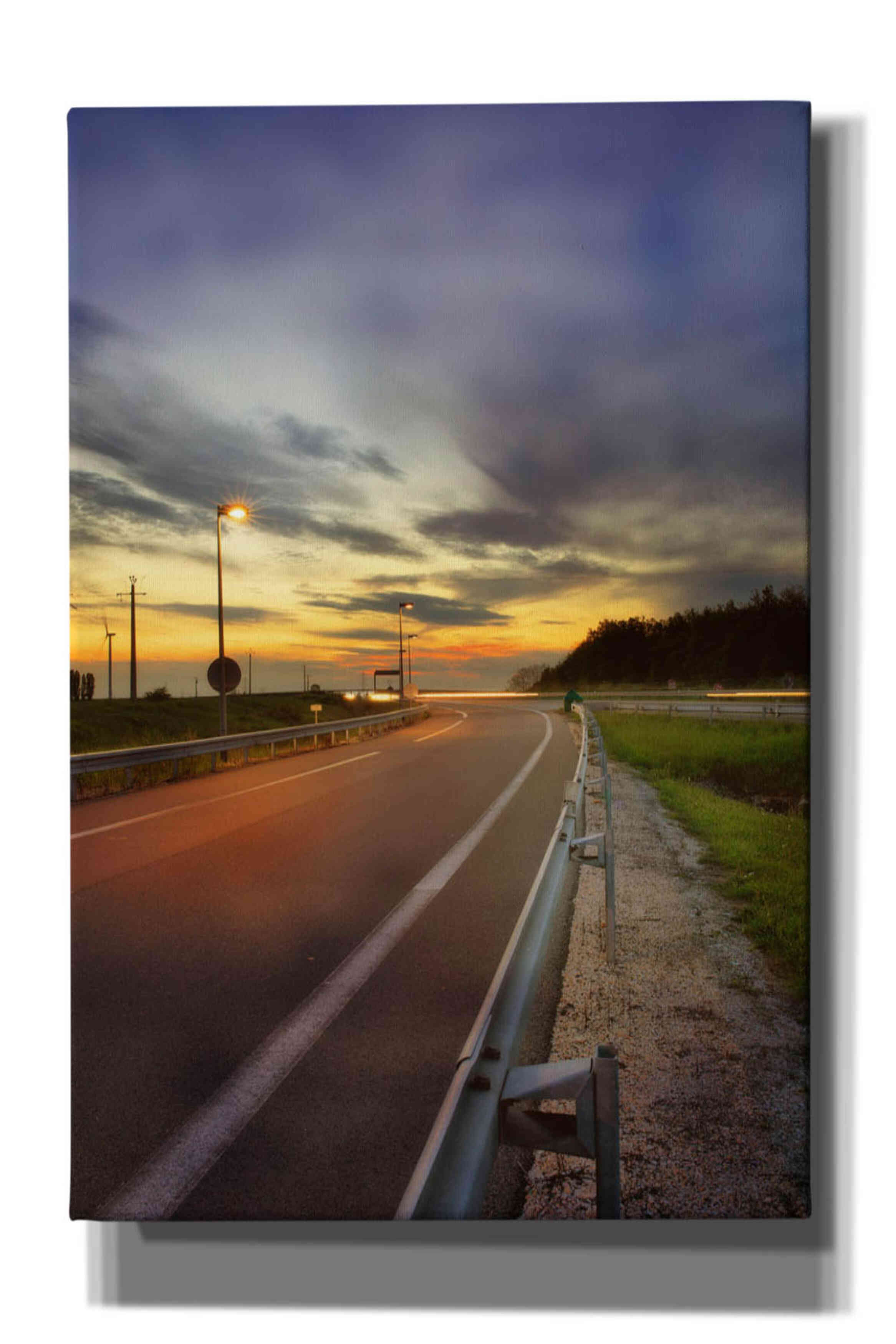 'Motorway' by Sebastien Lory, Giclee Canvas Wall Art
