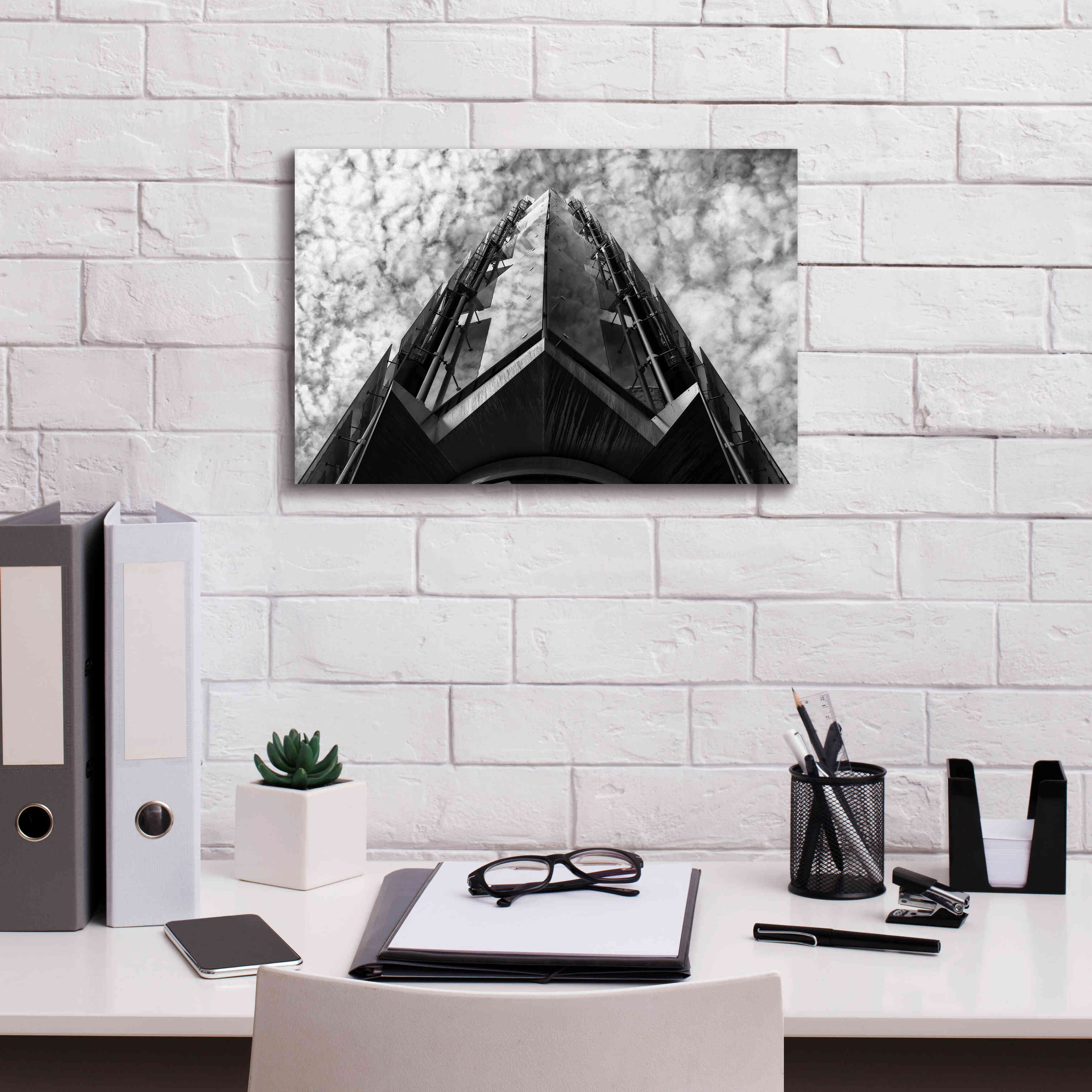 'Bt Issy' by Sebastien Lory, Giclee Canvas Wall Art,18 x 12