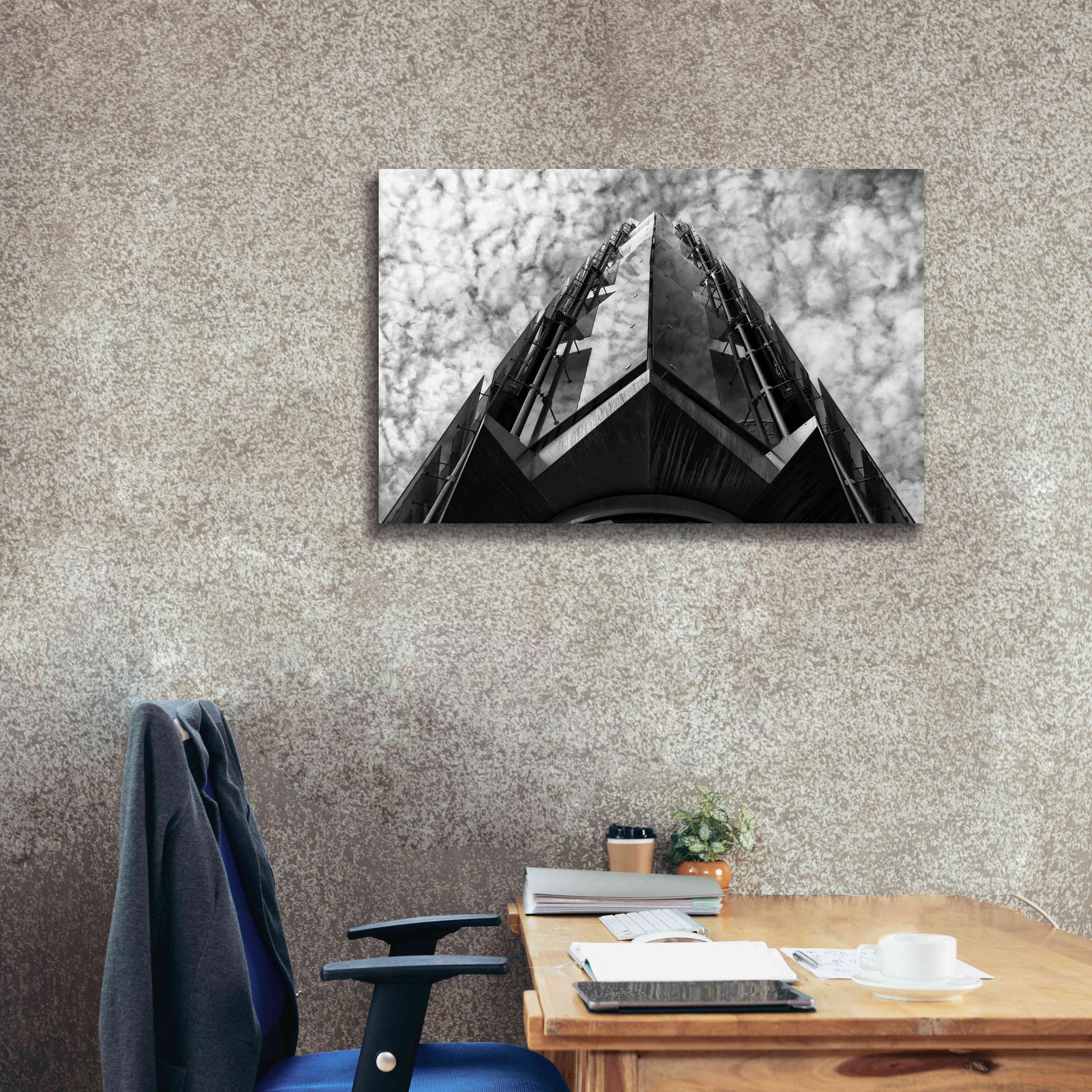 'Bt Issy' by Sebastien Lory, Giclee Canvas Wall Art,40 x 26