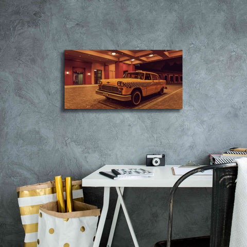 Image of 'Disney 2 Taxi' by Sebastien Lory, Giclee Canvas Wall Art,24 x 12