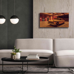 'Disney 2 Taxi' by Sebastien Lory, Giclee Canvas Wall Art,40 x 20