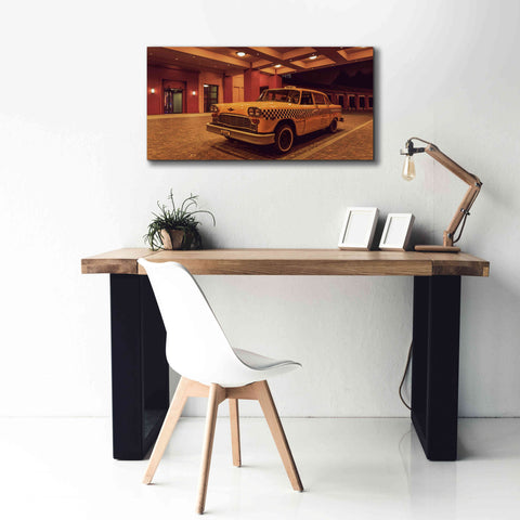 Image of 'Disney 2 Taxi' by Sebastien Lory, Giclee Canvas Wall Art,40 x 20