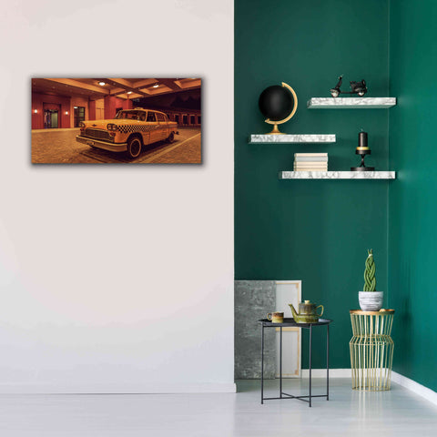 Image of 'Disney 2 Taxi' by Sebastien Lory, Giclee Canvas Wall Art,40 x 20