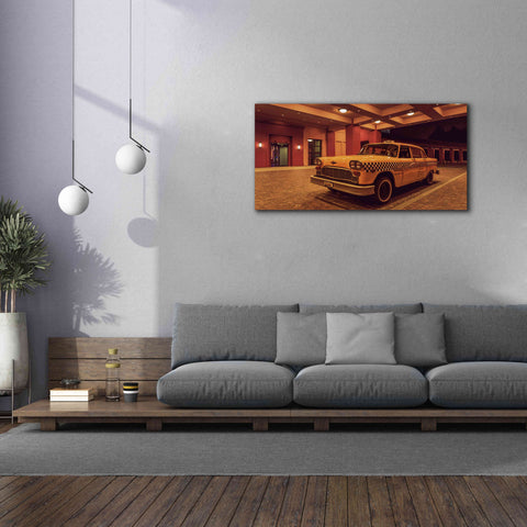 Image of 'Disney 2 Taxi' by Sebastien Lory, Giclee Canvas Wall Art,60 x 30