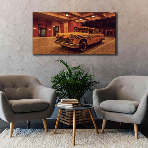 Image of 'Disney 2 Taxi' by Sebastien Lory, Giclee Canvas Wall Art,60 x 30