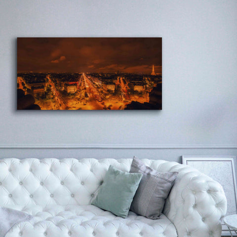 Image of 'From Arc De Triomphe' by Sebastien Lory, Giclee Canvas Wall Art,60 x 30