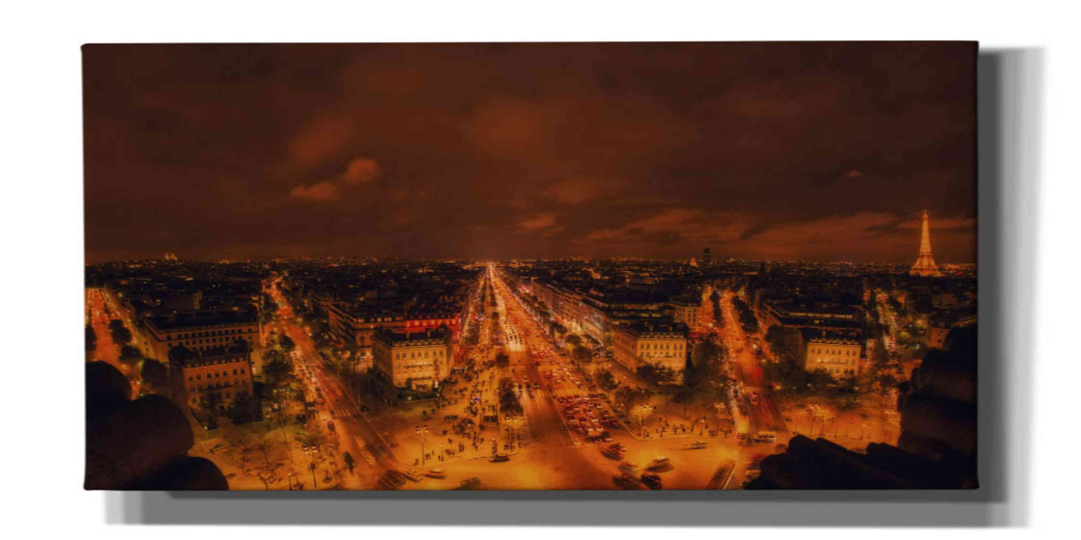 'From Arc De Triomphe' by Sebastien Lory, Giclee Canvas Wall Art