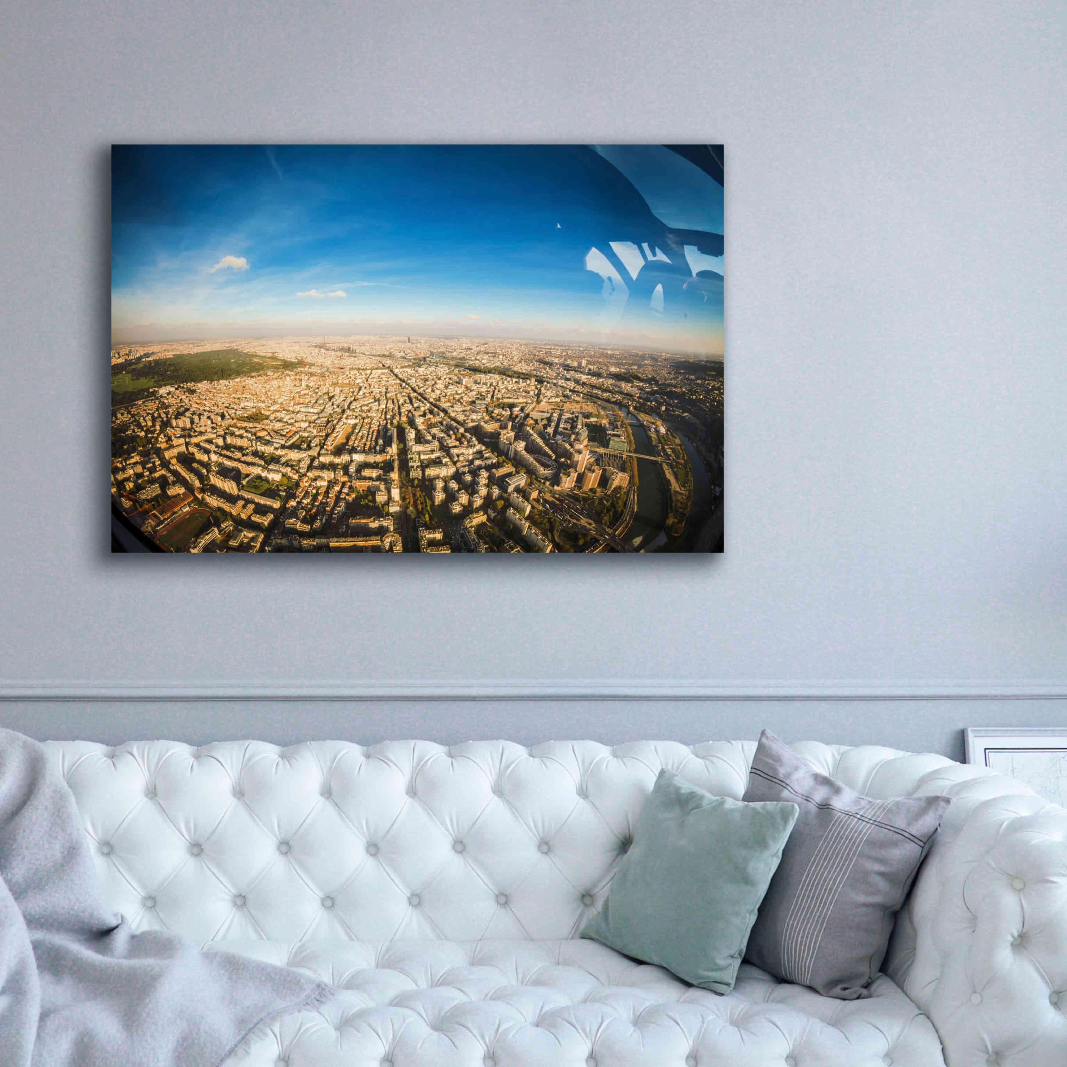 'Urban Sky' by Sebastien Lory, Giclee Canvas Wall Art,60 x 40