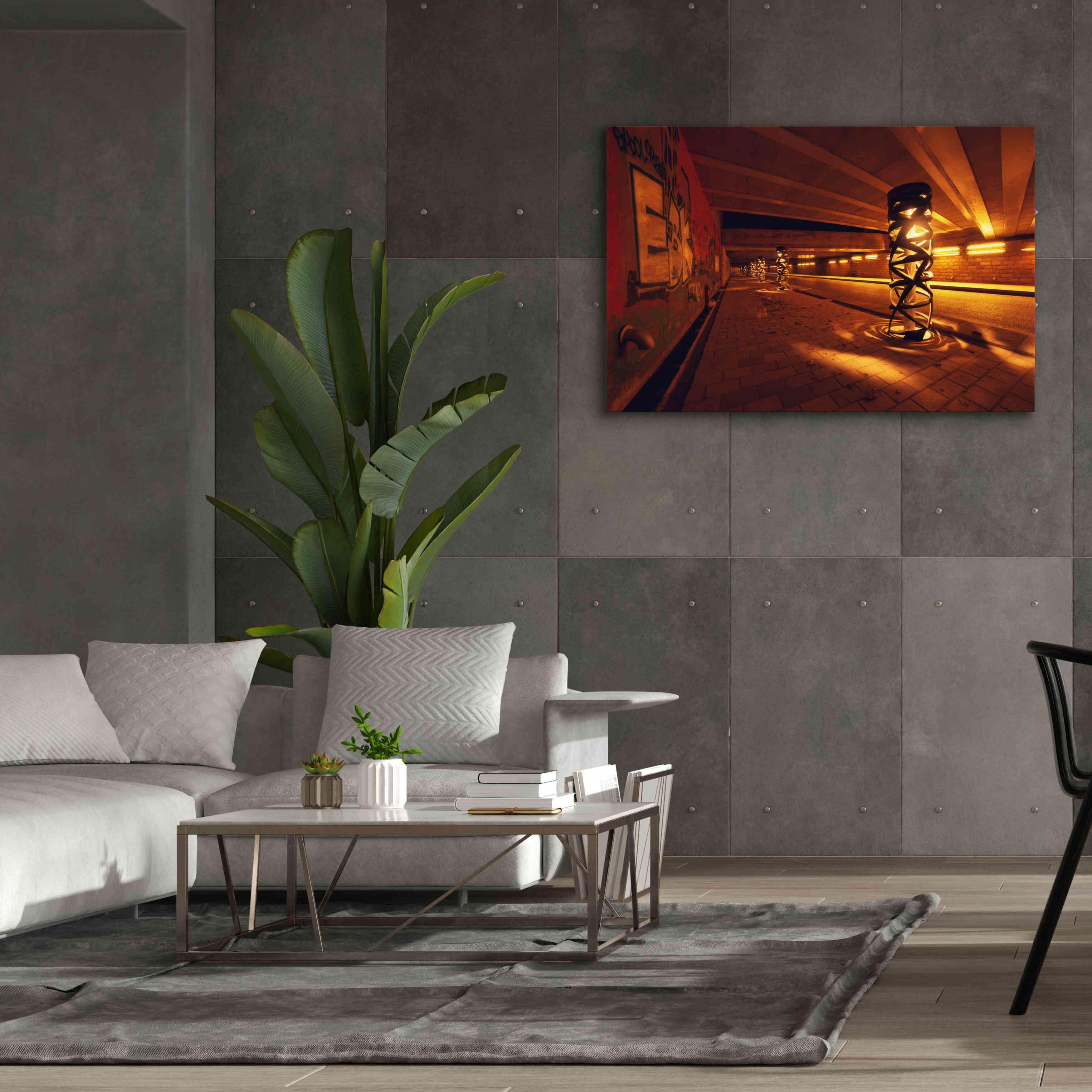 'Light Bridge' by Sebastien Lory, Giclee Canvas Wall Art,60 x 40