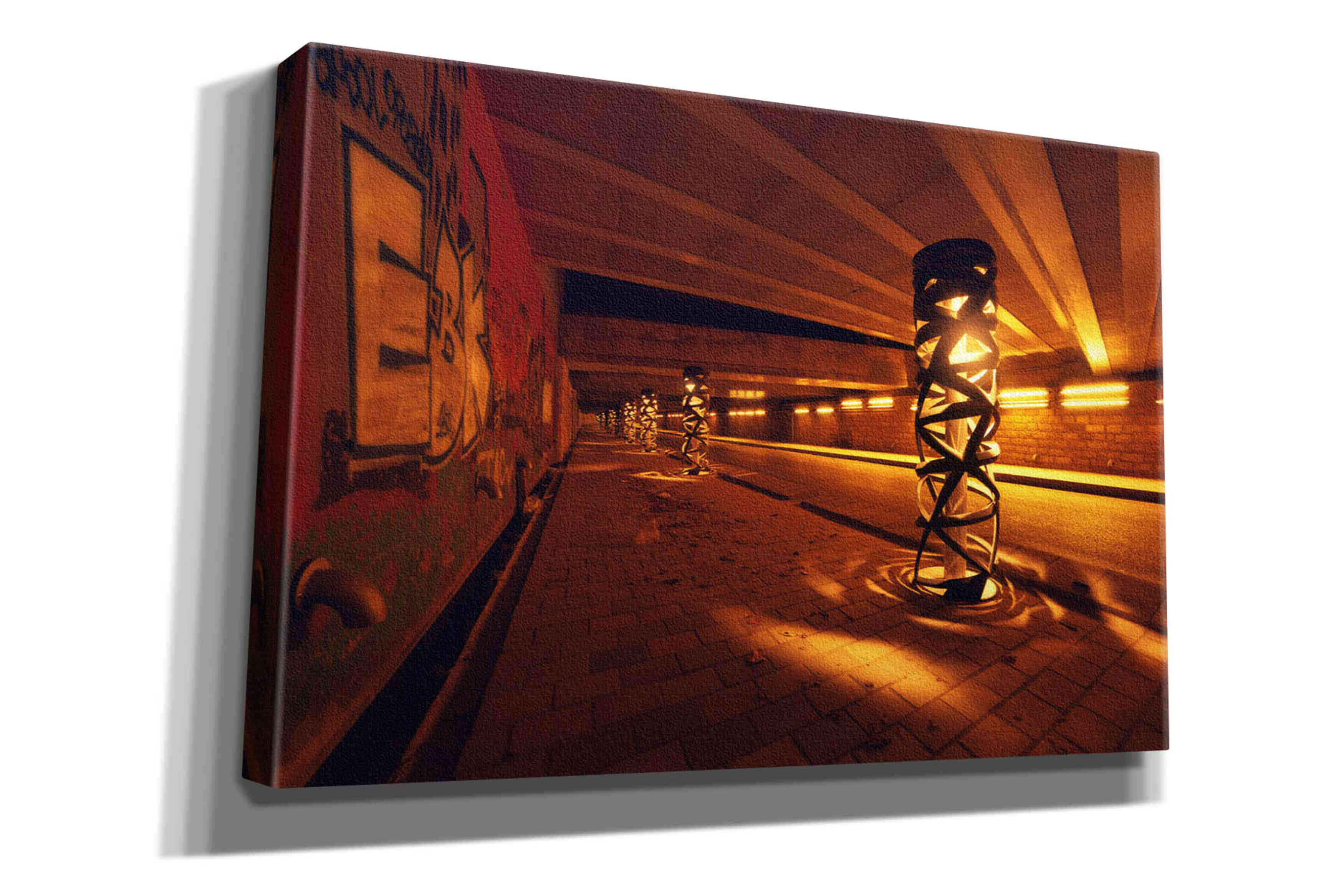 'Light Bridge' by Sebastien Lory, Giclee Canvas Wall Art