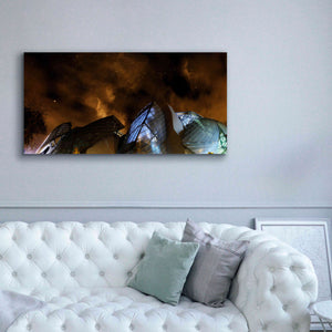 'Lv Color' by Sebastien Lory, Giclee Canvas Wall Art,60 x 30
