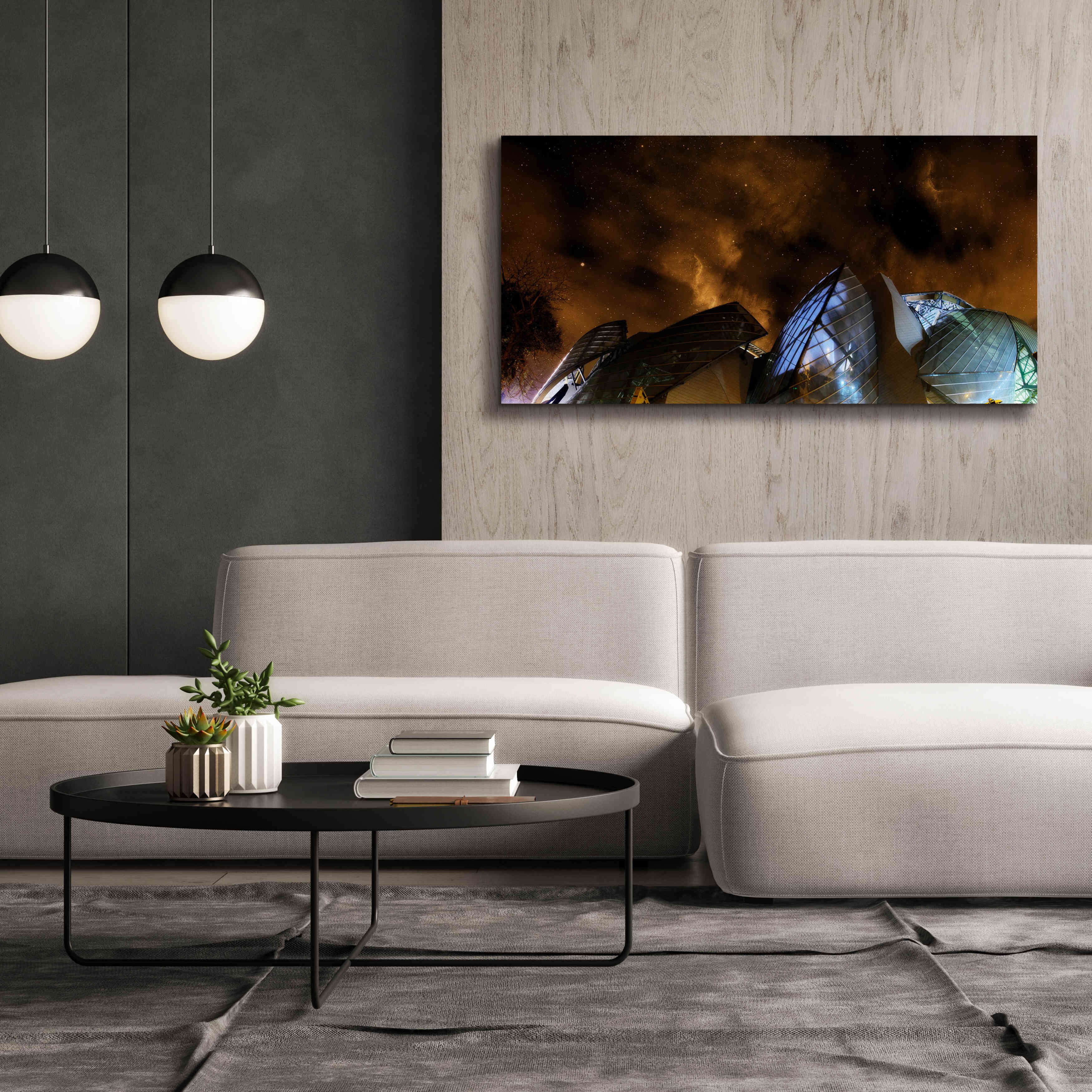 'Lv Color' by Sebastien Lory, Giclee Canvas Wall Art,60 x 30