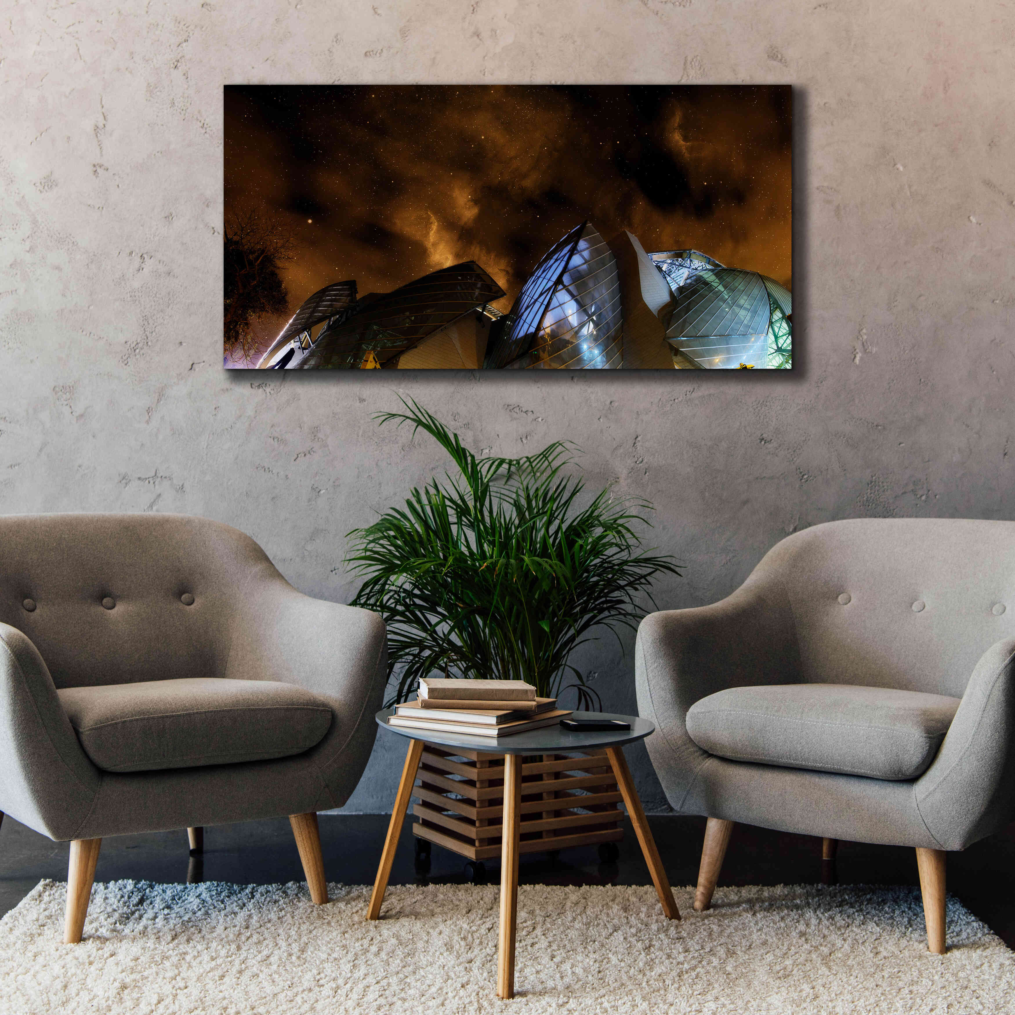 'Lv Color' by Sebastien Lory, Giclee Canvas Wall Art,60 x 30