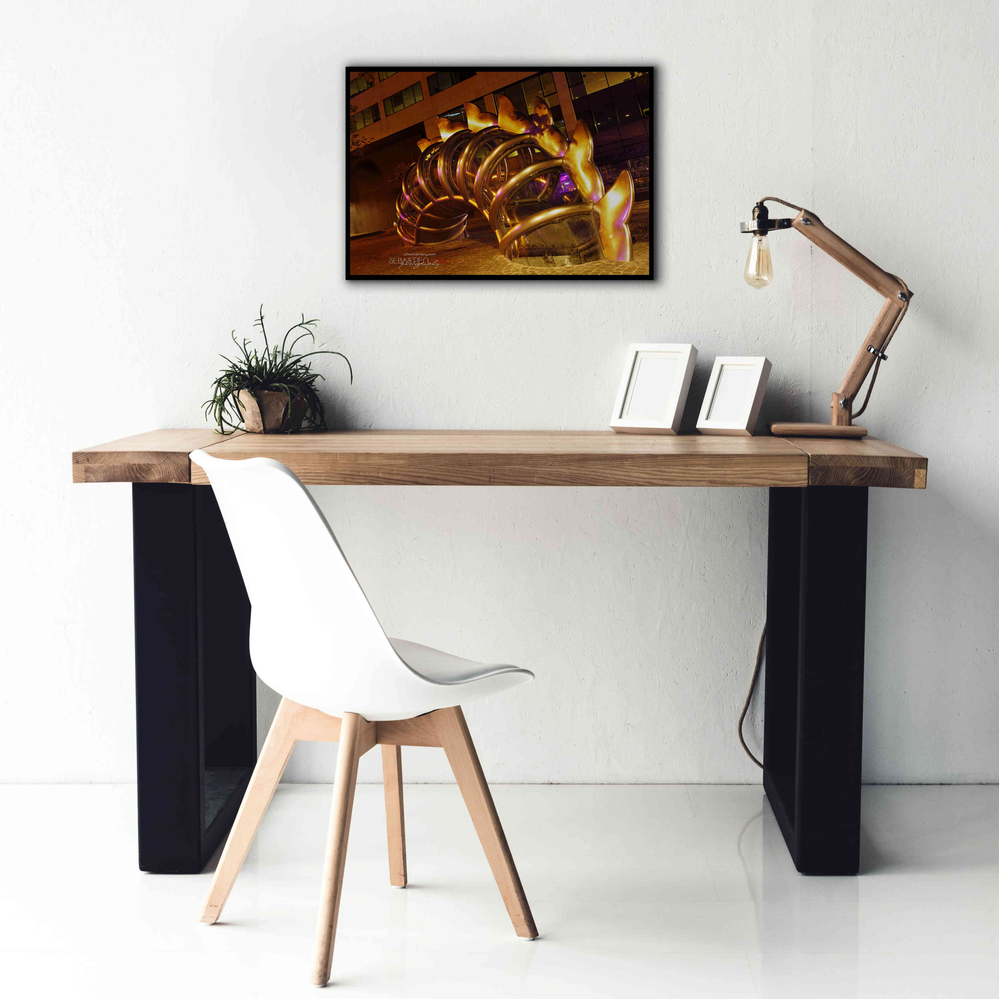 'Nuit Blanche' by Sebastien Lory, Giclee Canvas Wall Art,26 x 18