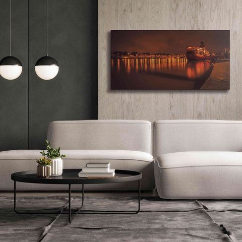 Image of 'Paris Lost Boat' by Sebastien Lory, Giclee Canvas Wall Art,60 x 30