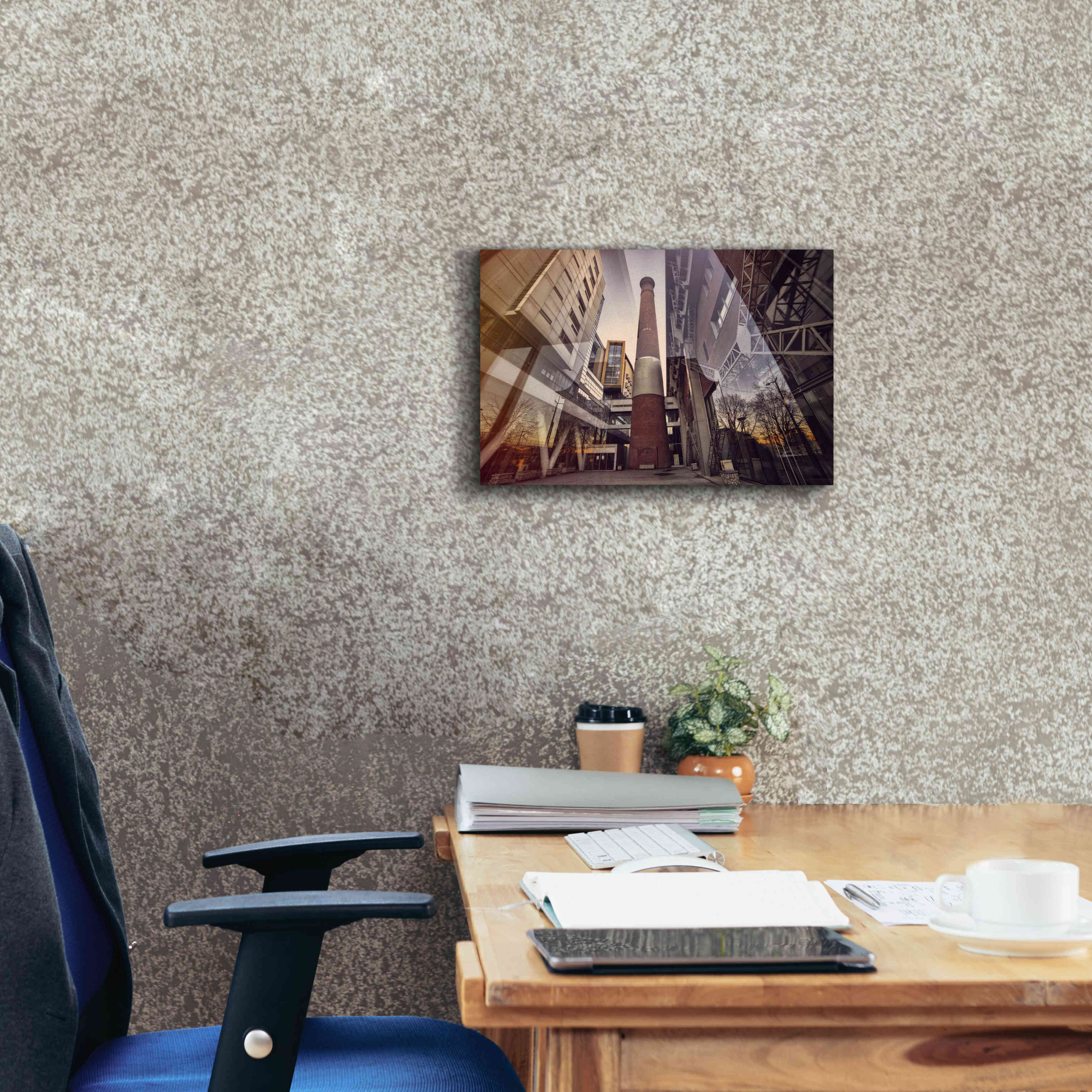 'Université Architecture' by Sebastien Lory, Giclee Canvas Wall Art,18 x 12