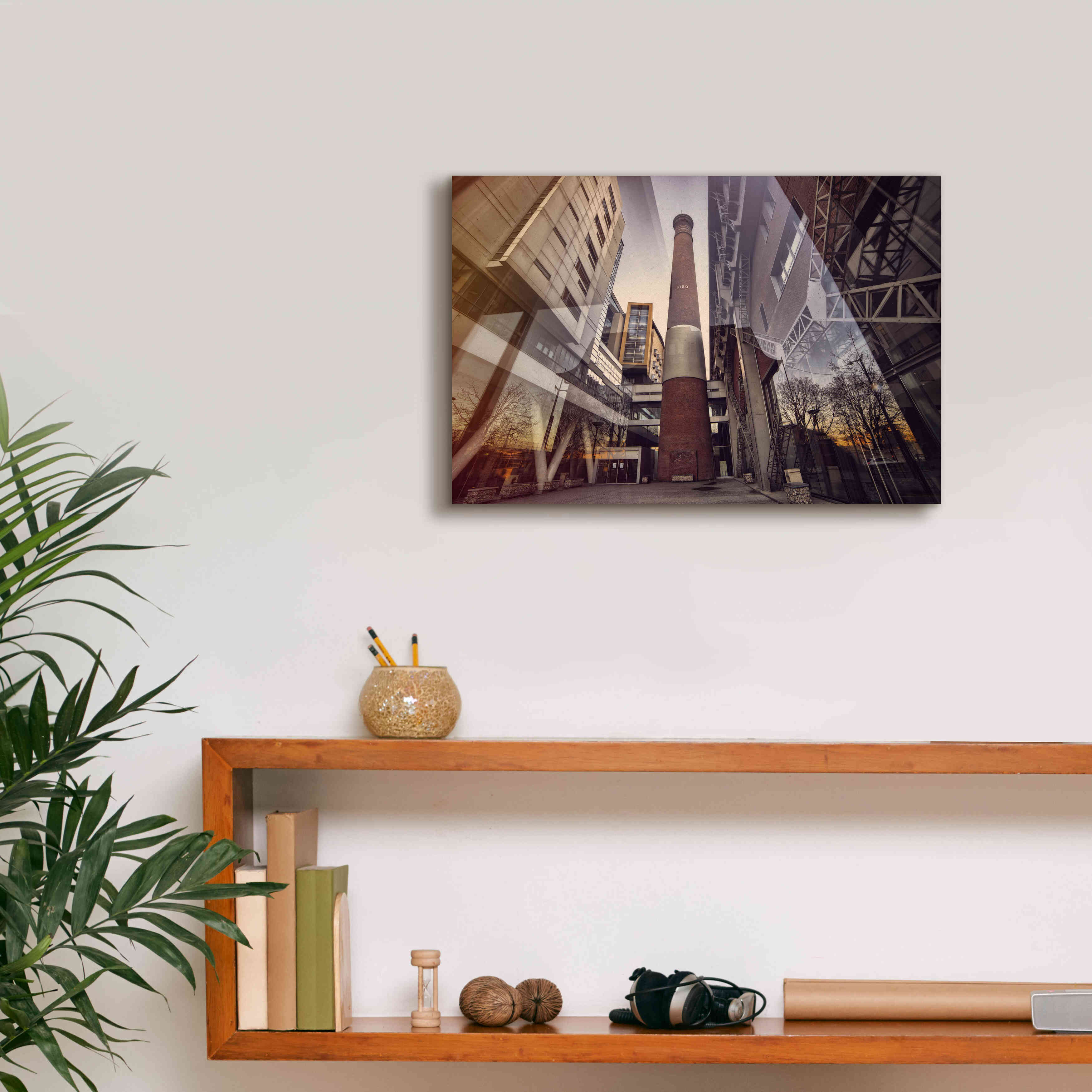 'Université Architecture' by Sebastien Lory, Giclee Canvas Wall Art,18 x 12