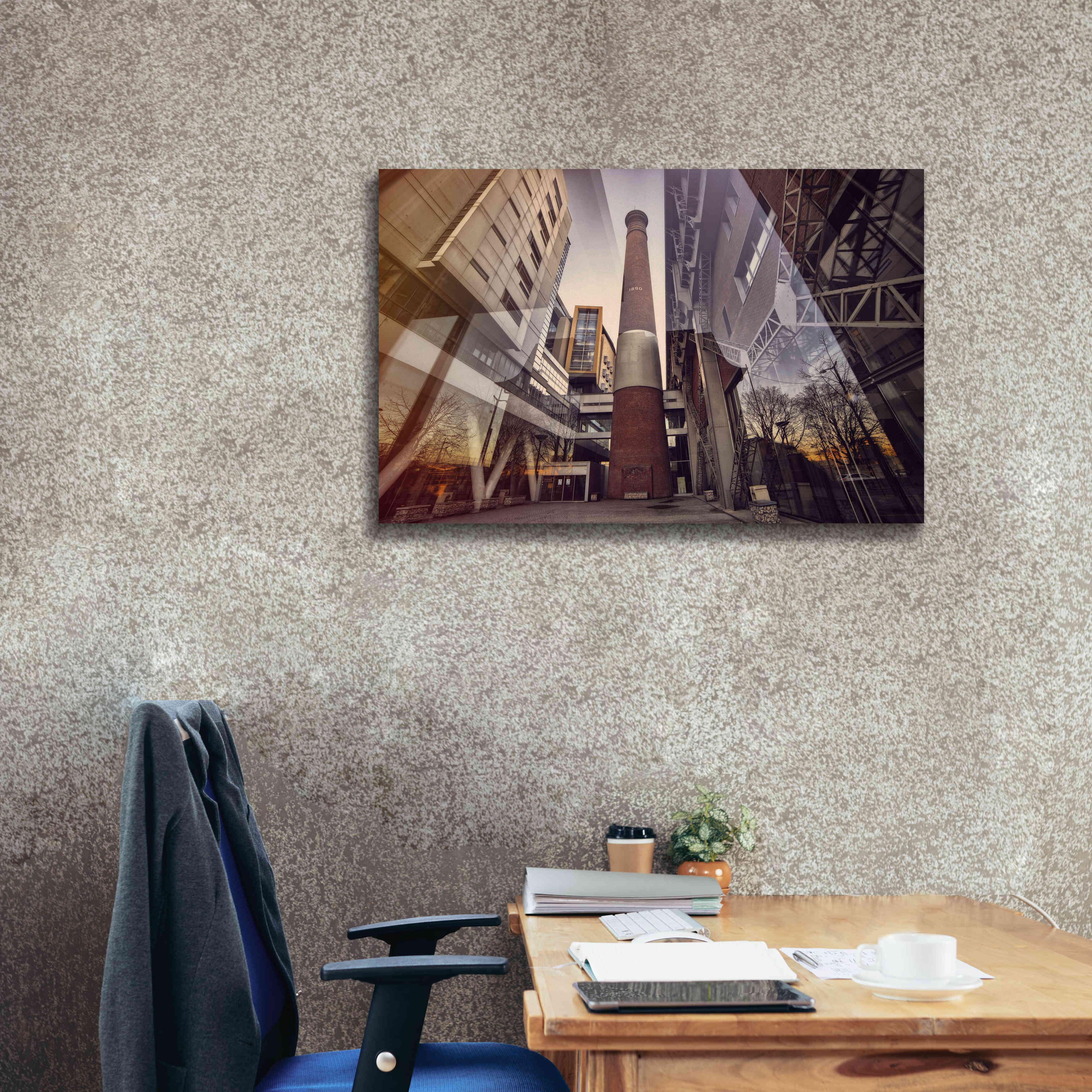 'Université Architecture' by Sebastien Lory, Giclee Canvas Wall Art,40 x 26
