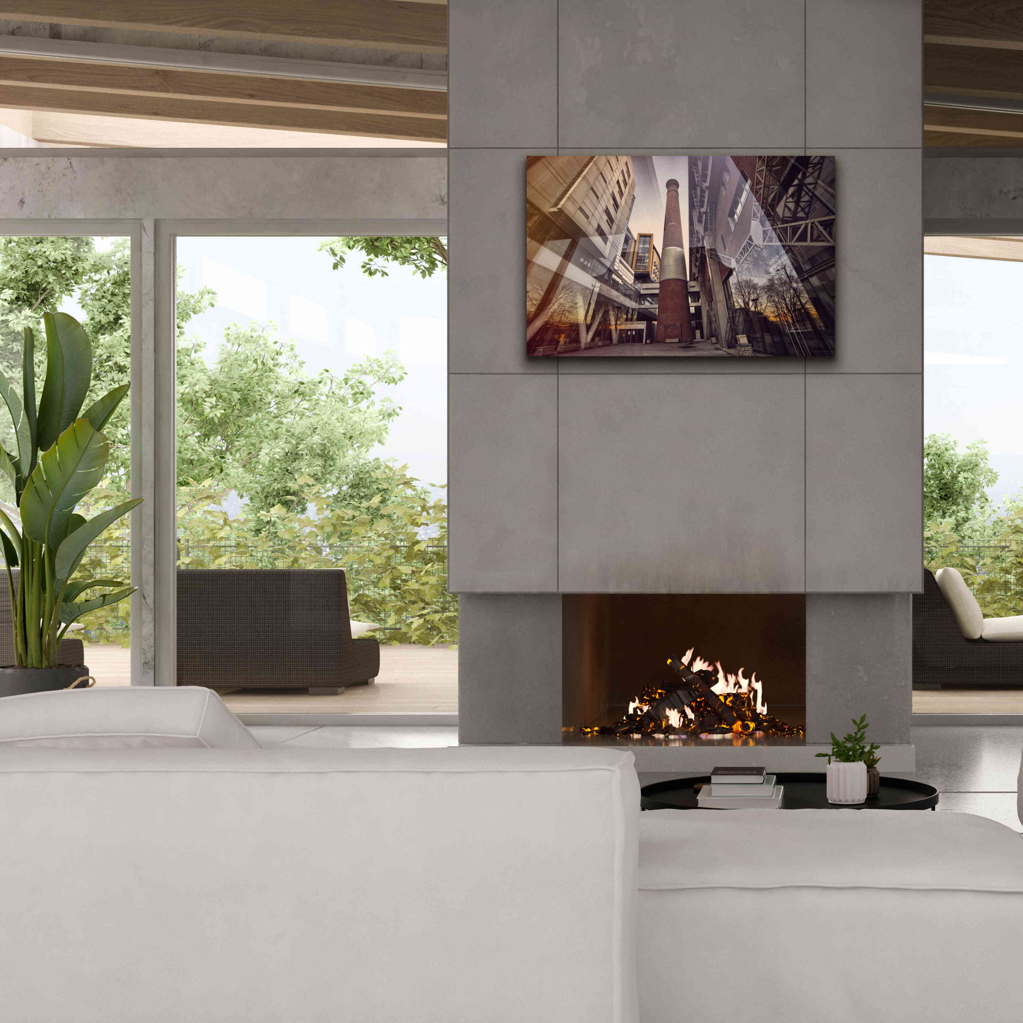 'Université Architecture' by Sebastien Lory, Giclee Canvas Wall Art,40 x 26