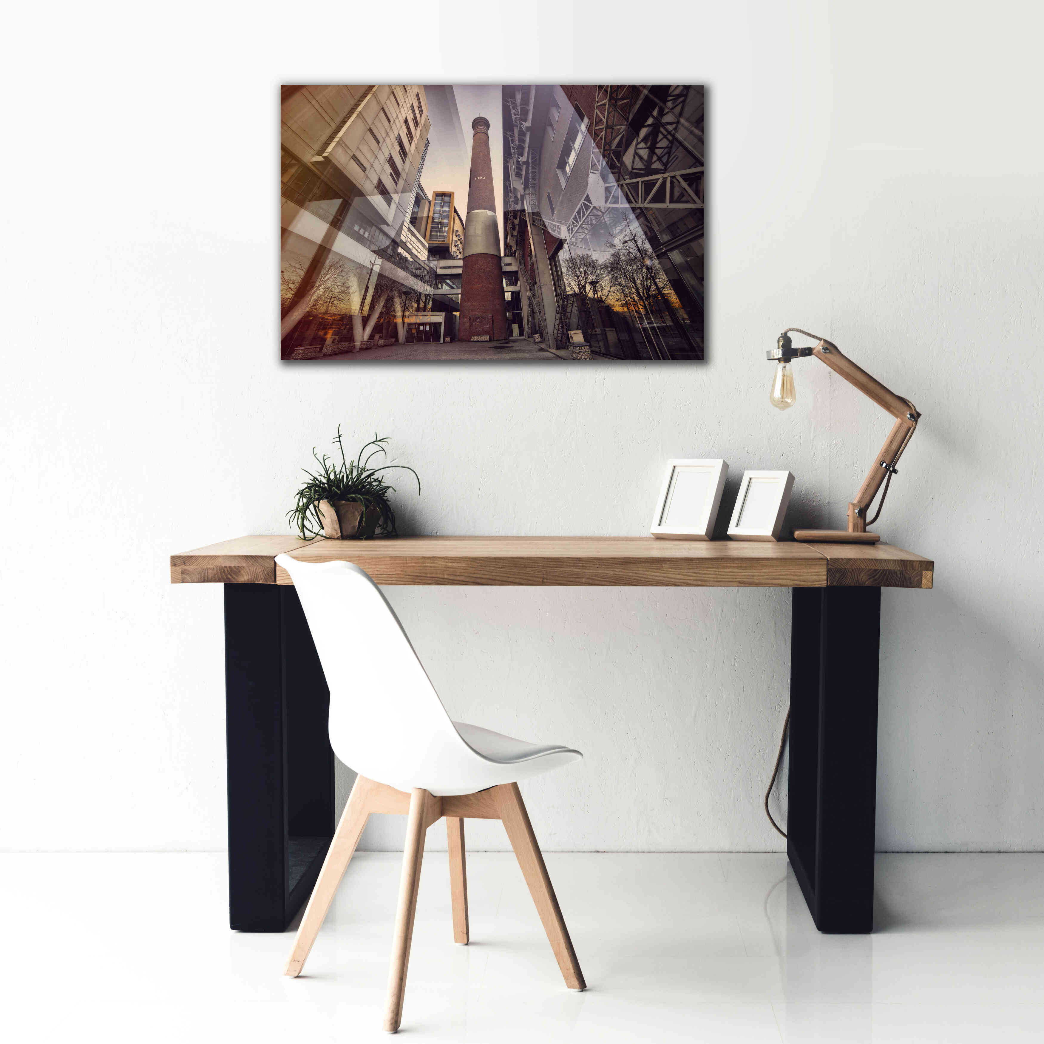 'Université Architecture' by Sebastien Lory, Giclee Canvas Wall Art,40 x 26