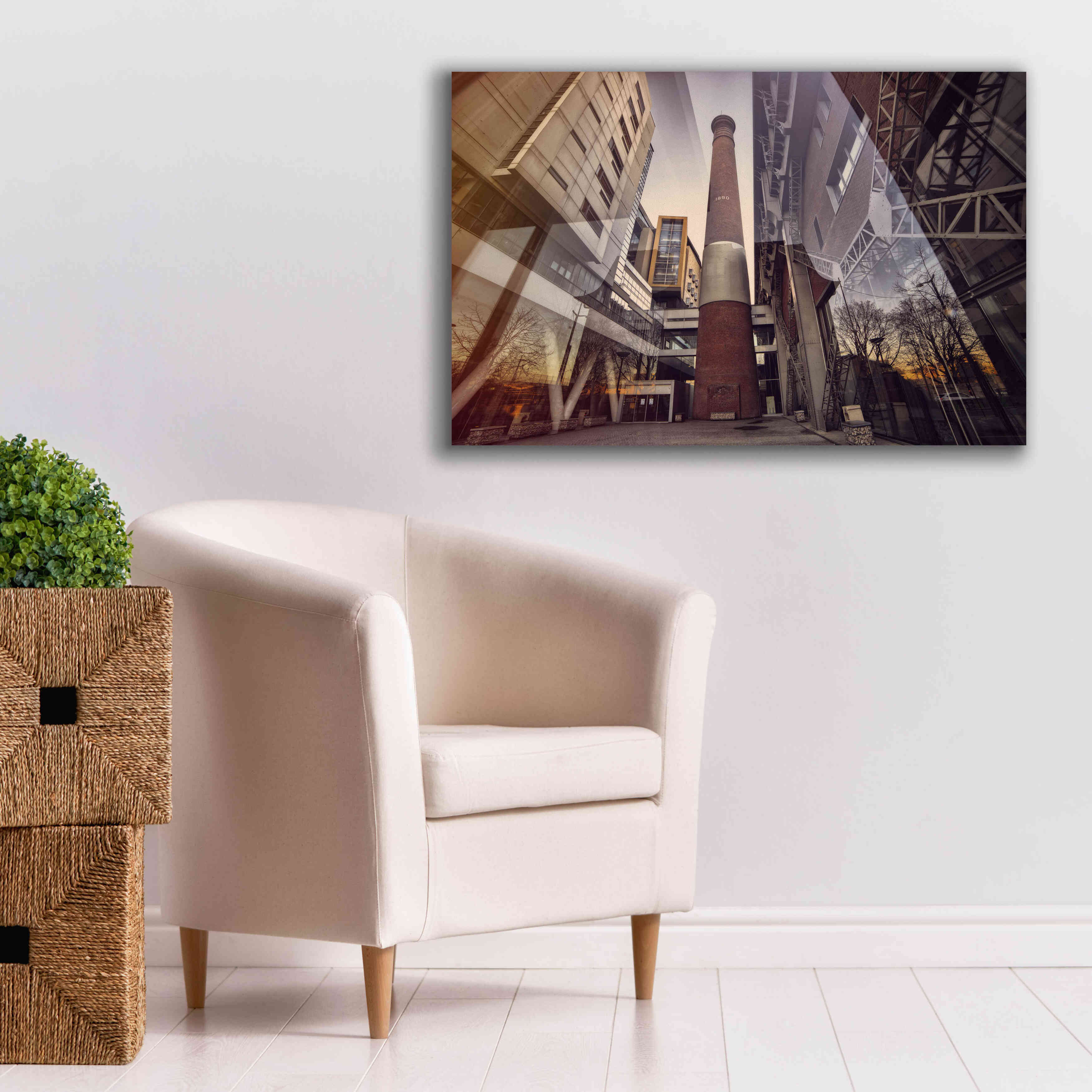 'Université Architecture' by Sebastien Lory, Giclee Canvas Wall Art,40 x 26